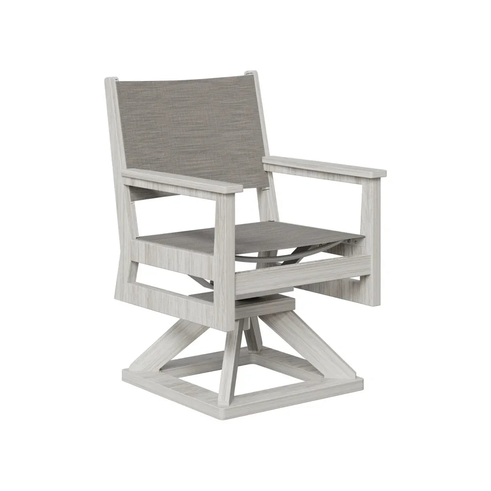 Mayhew Padded Sling Swivel Rocker Dining Chair