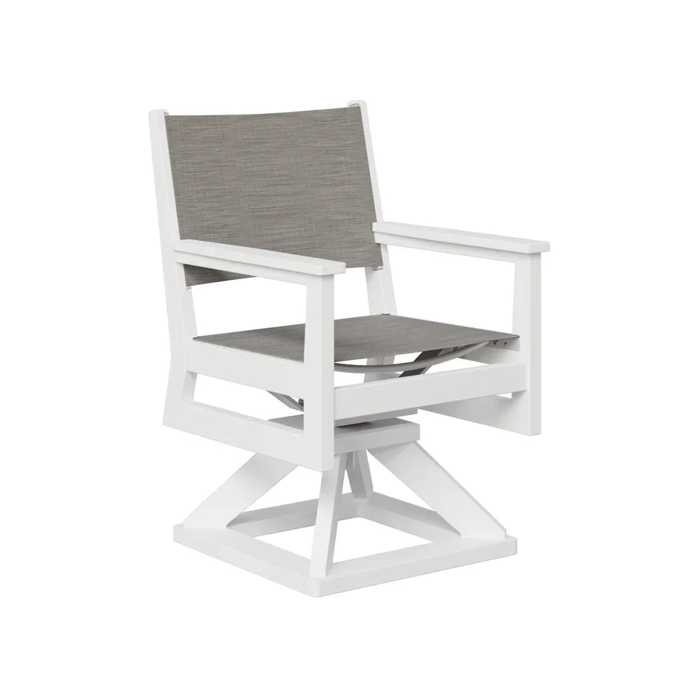 Mayhew Padded Sling Swivel Rocker Dining Chair