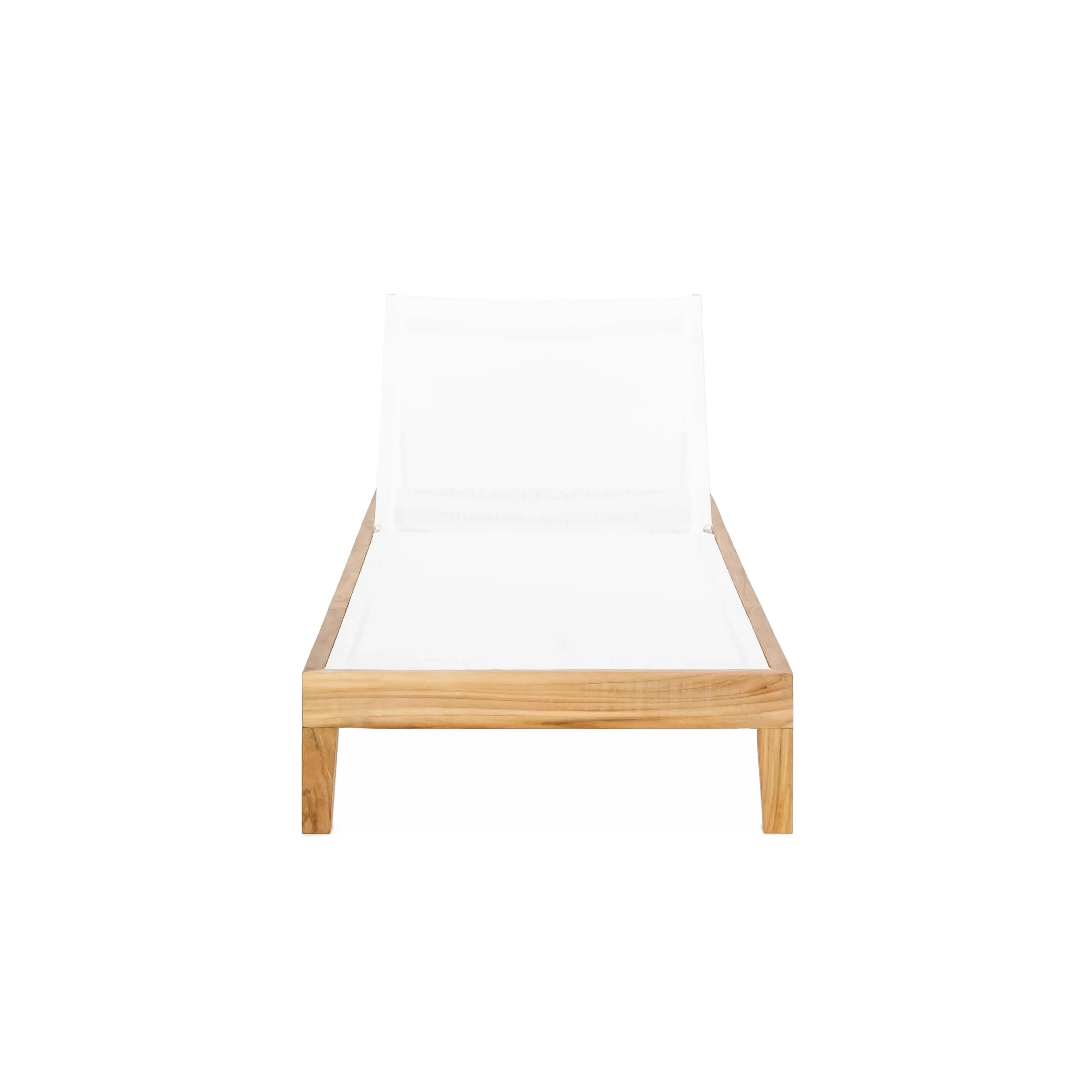 Classic Teak Sling Chaise Lounge