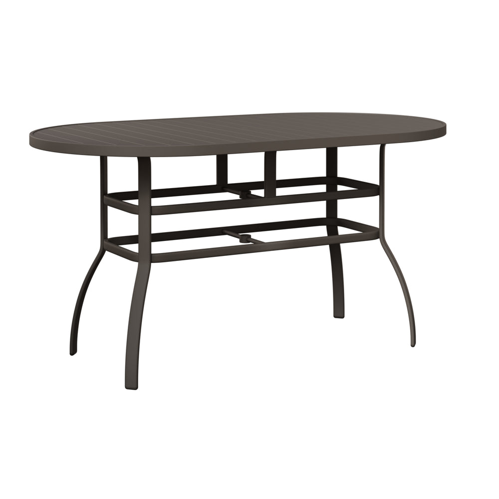 Murphy 42" x 76" Oblong Bar Table with Umbrella Hole view 2