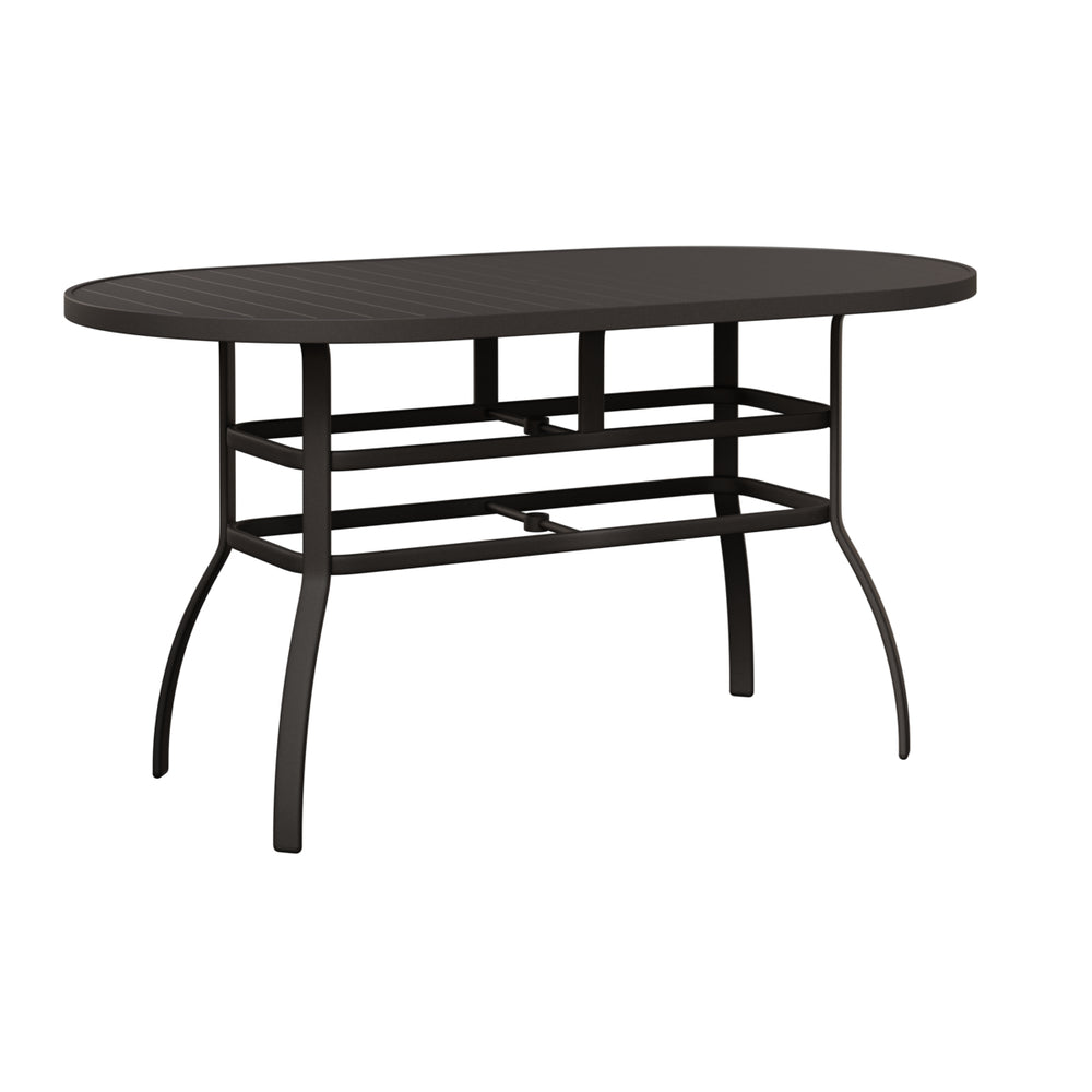 Murphy 42" x 76" Oblong Bar Table with Umbrella Hole view 4