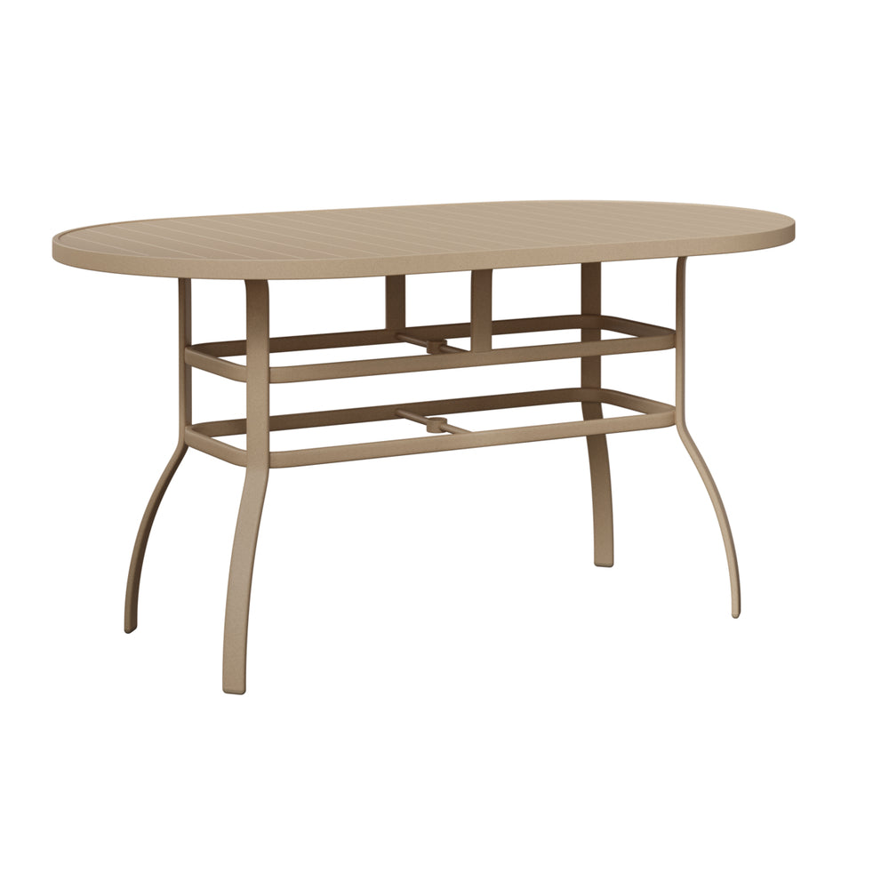 Murphy 42" x 76" Oblong Bar Table with Umbrella Hole view 5