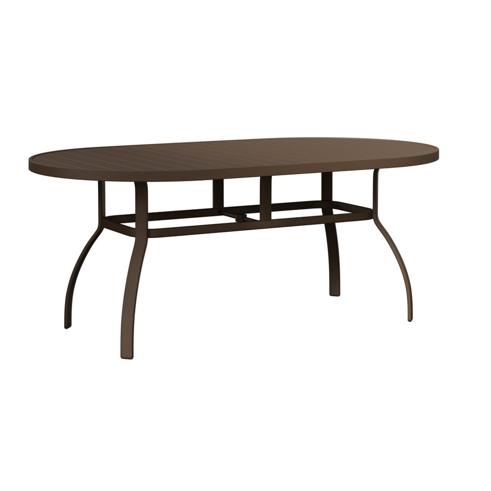 Murphy 42" x 76" Oblong Dining Table with Umbrella Hole