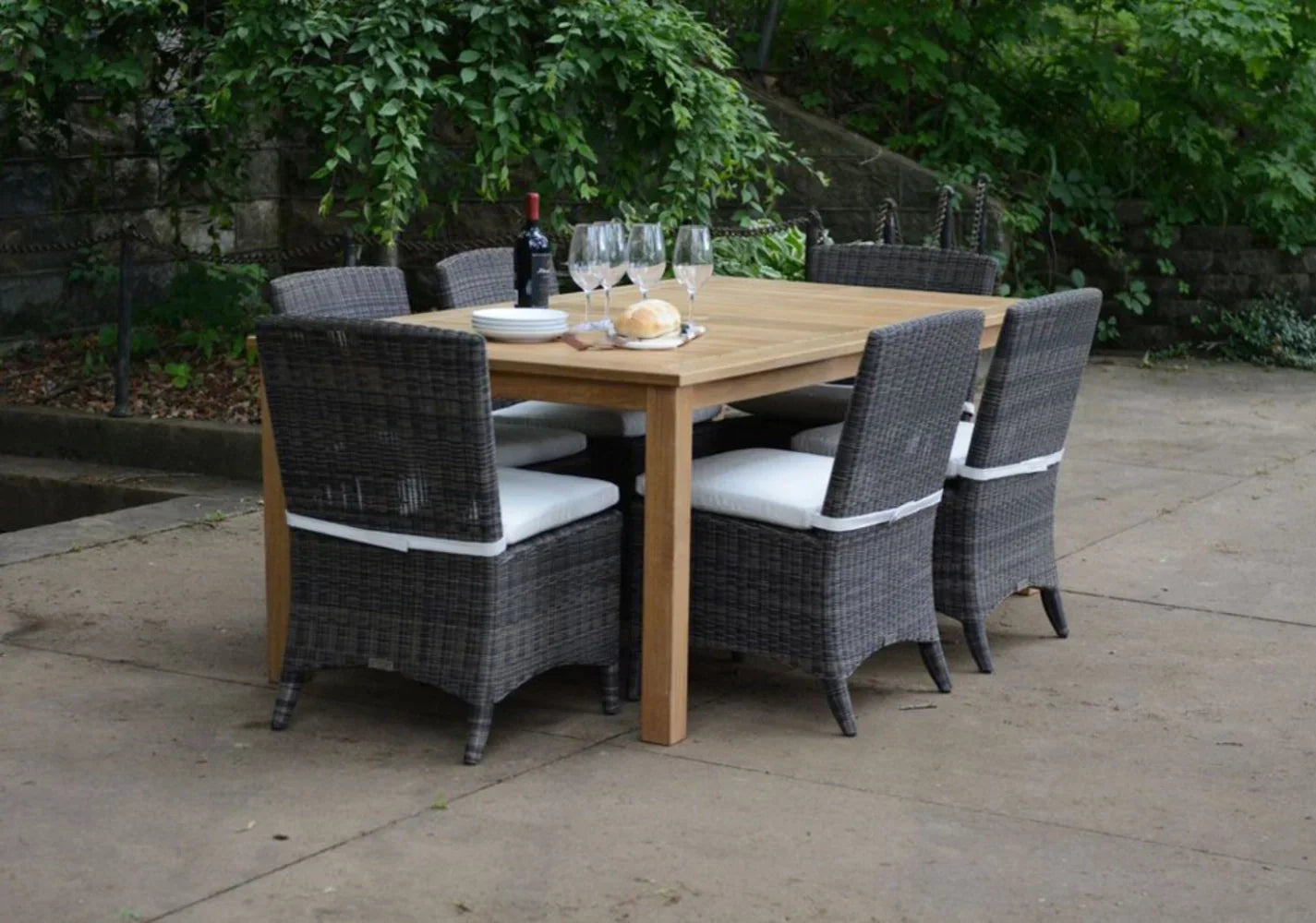 Newport 74" Rectangular Dining Table view 2