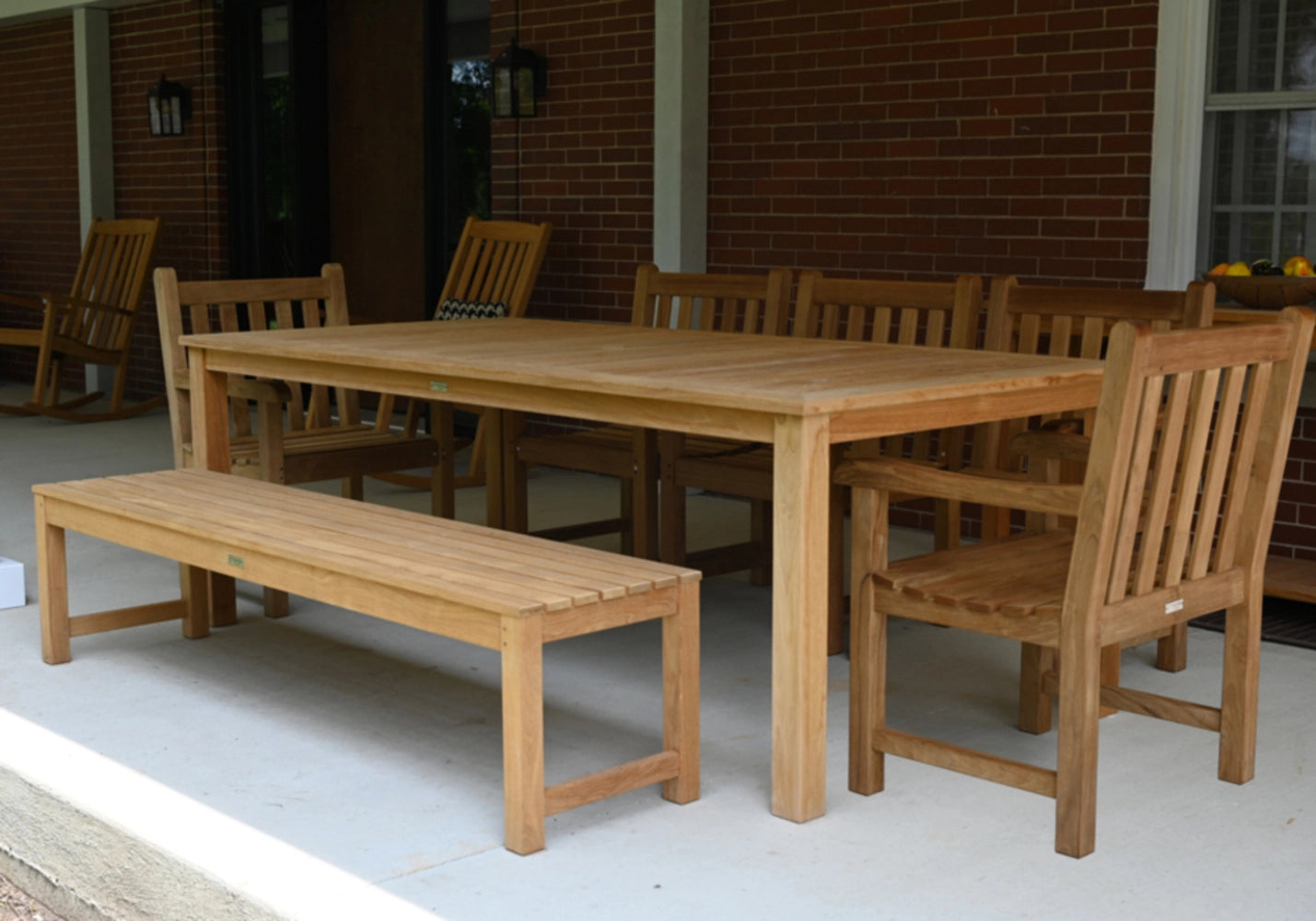 Newport 86" Rectangular Dining Table view 12