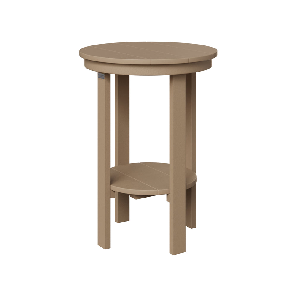 Round Counter Height End Table
