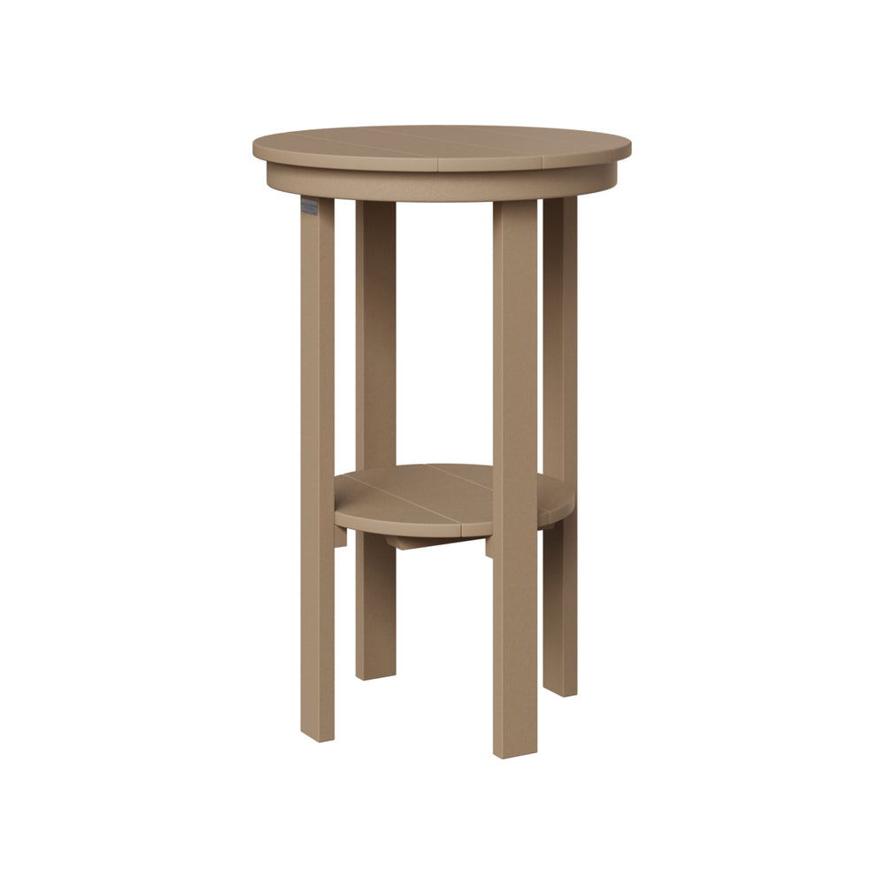 Round Bar Height End Table