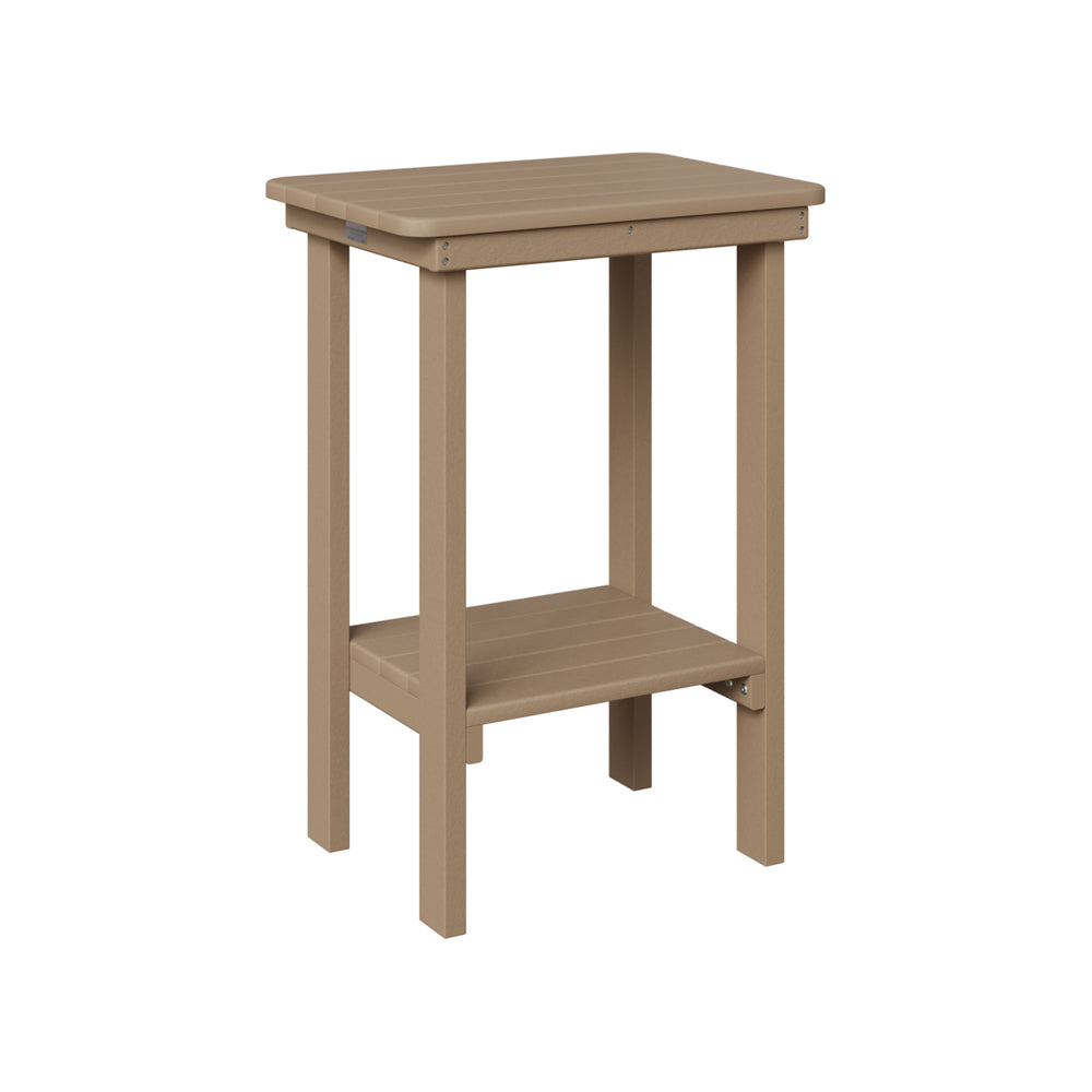 Rectangular Counter Height End Table