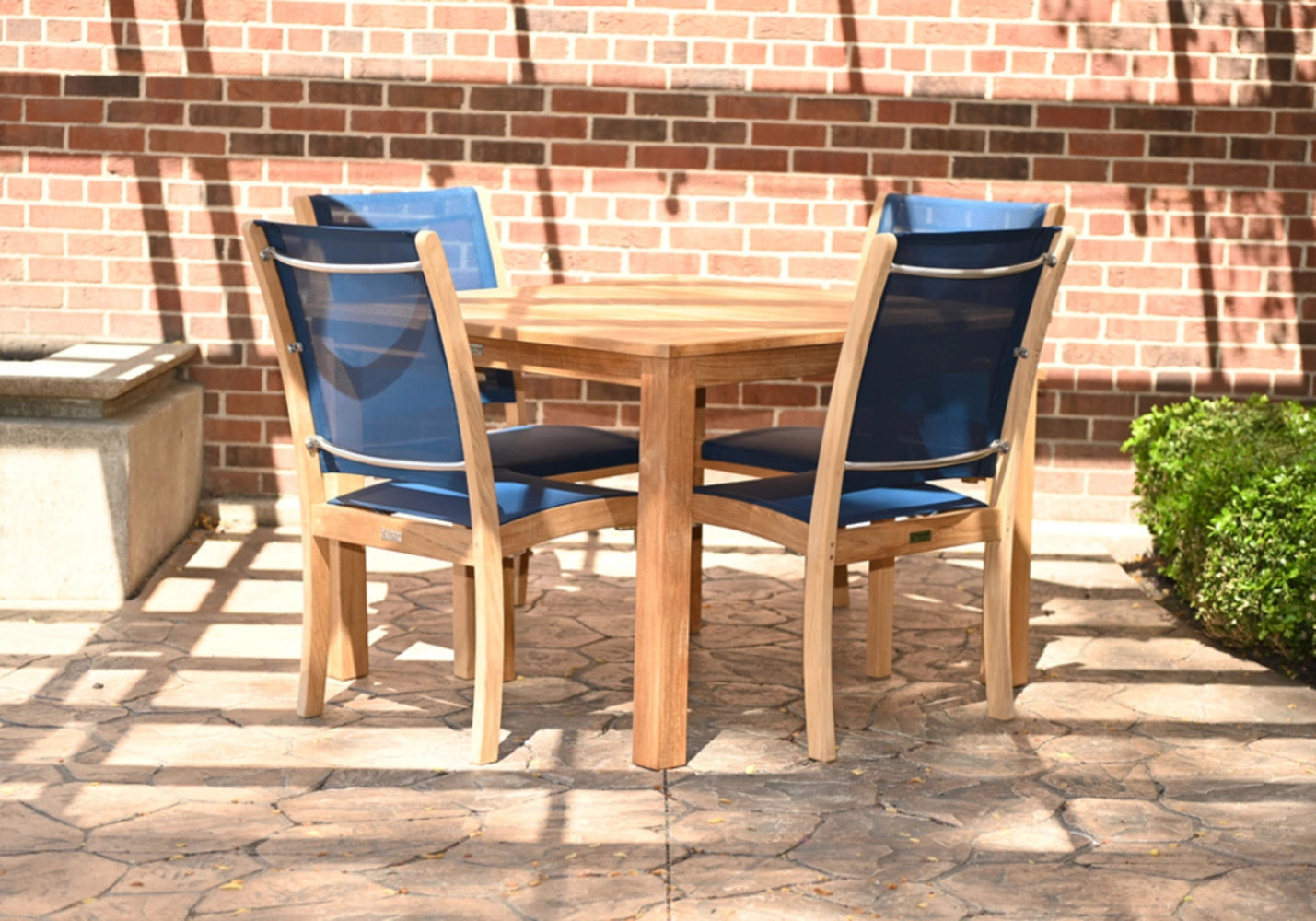 Riviera Stacking Sling Dining Side Chair view 10