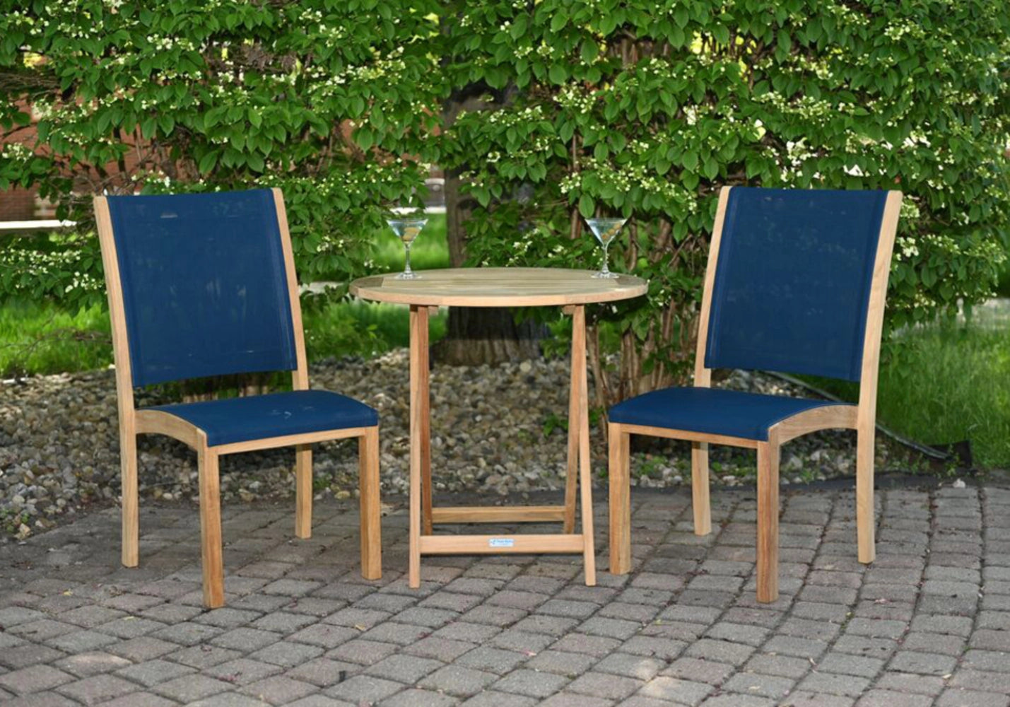 Riviera Stacking Sling Dining Side Chair view 11