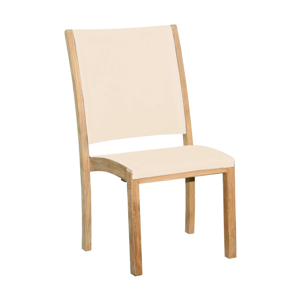 Riviera Stacking Sling Dining Side Chair view 2