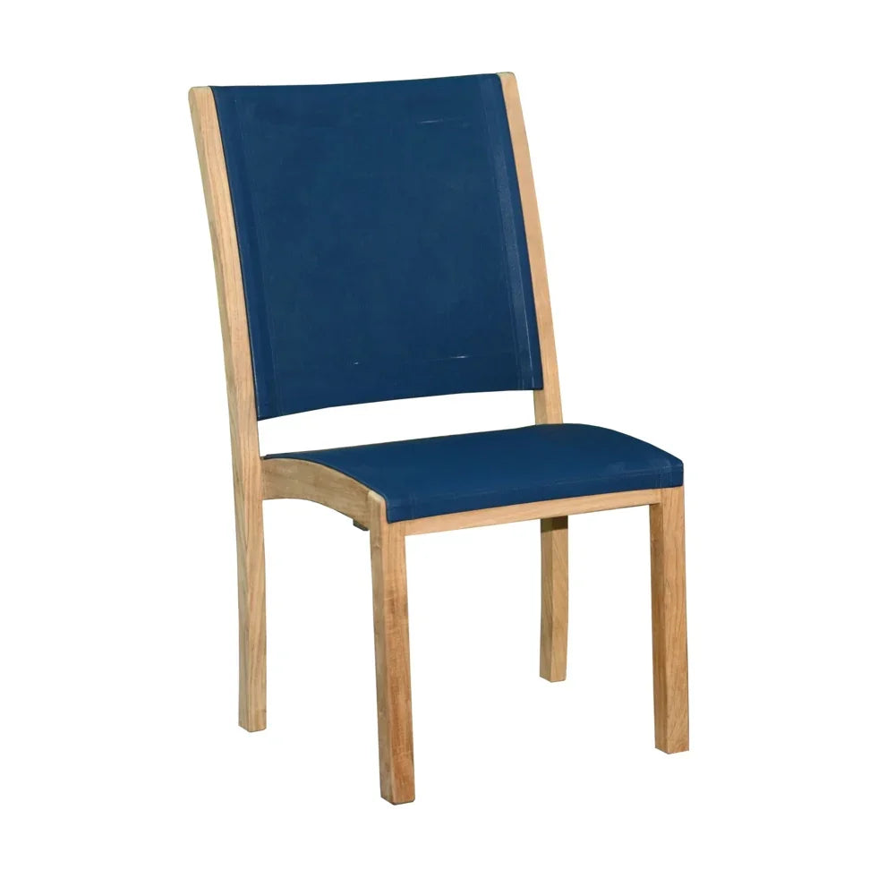 Riviera Stacking Sling Dining Side Chair view 3