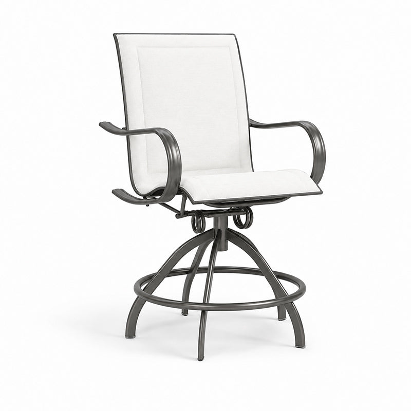 Holly Hill Padded Sling Swivel Rocker Balcony Stool