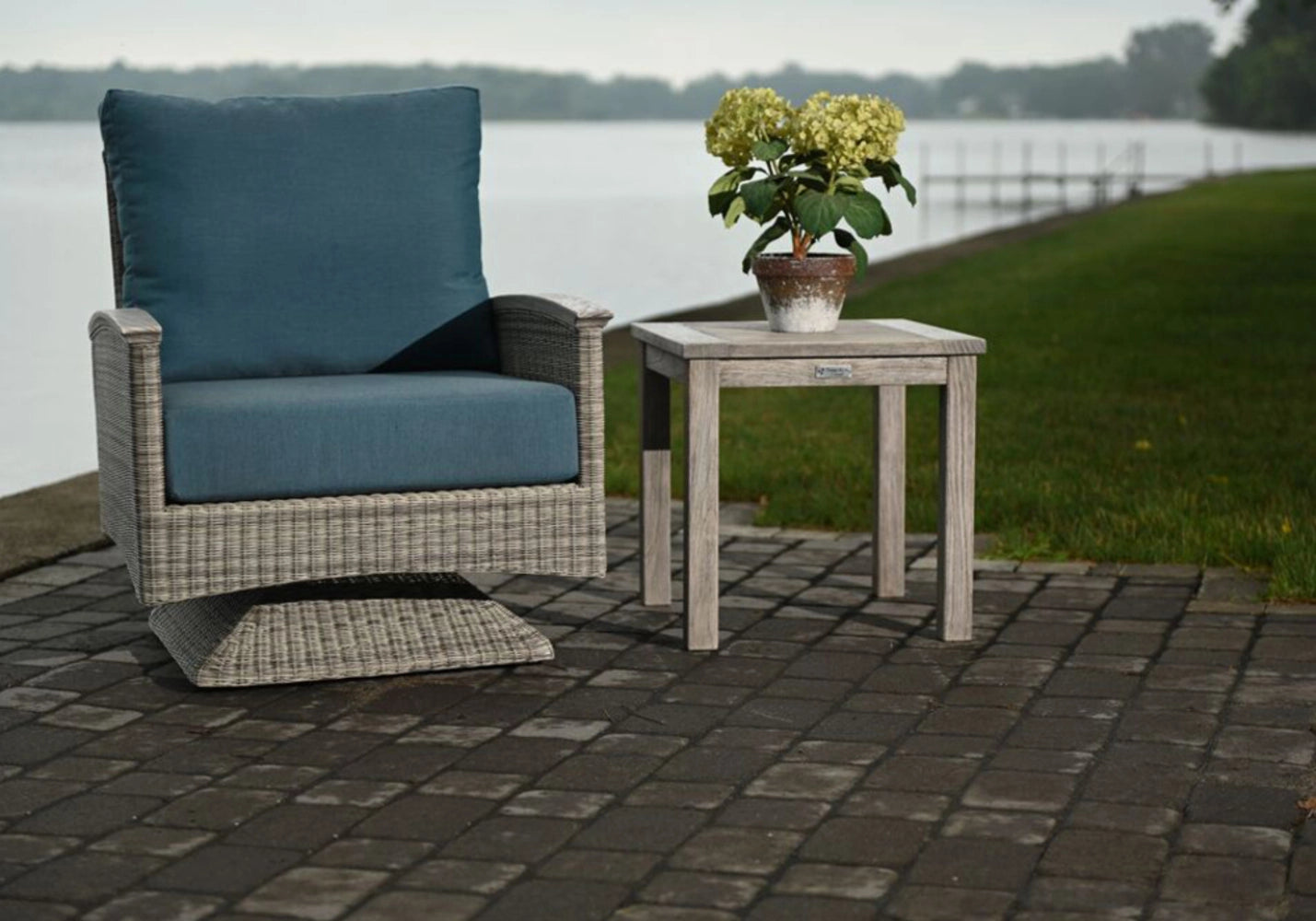Shelburne 20" Square Side Table view 2