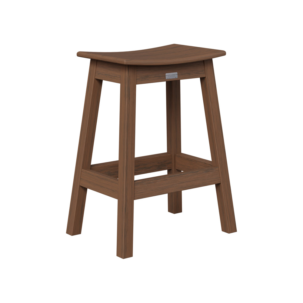 Saddle Counter Stool view 4