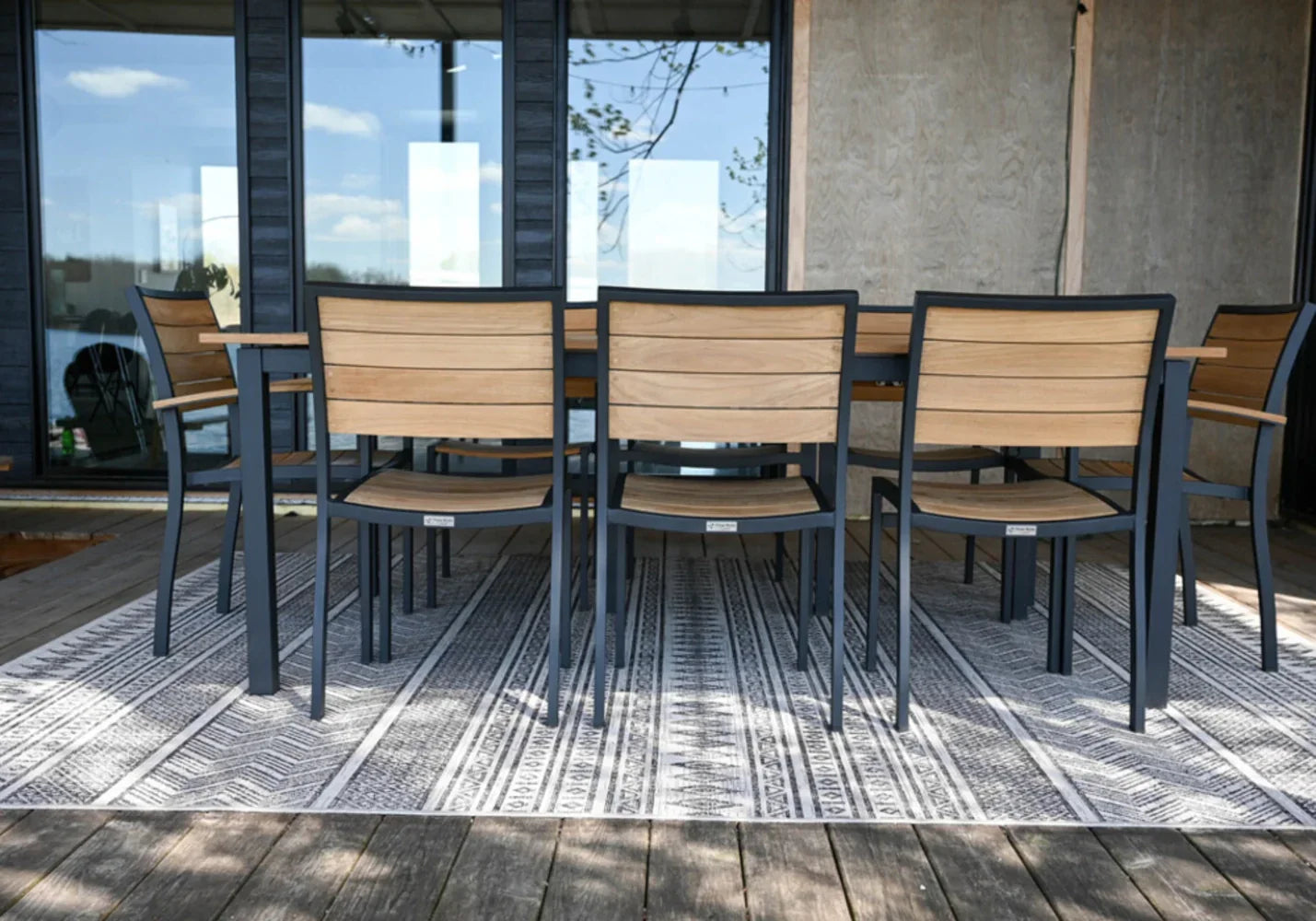 SoHo 80-115" Rectangular Extension Table By Three Birds Casual view 20