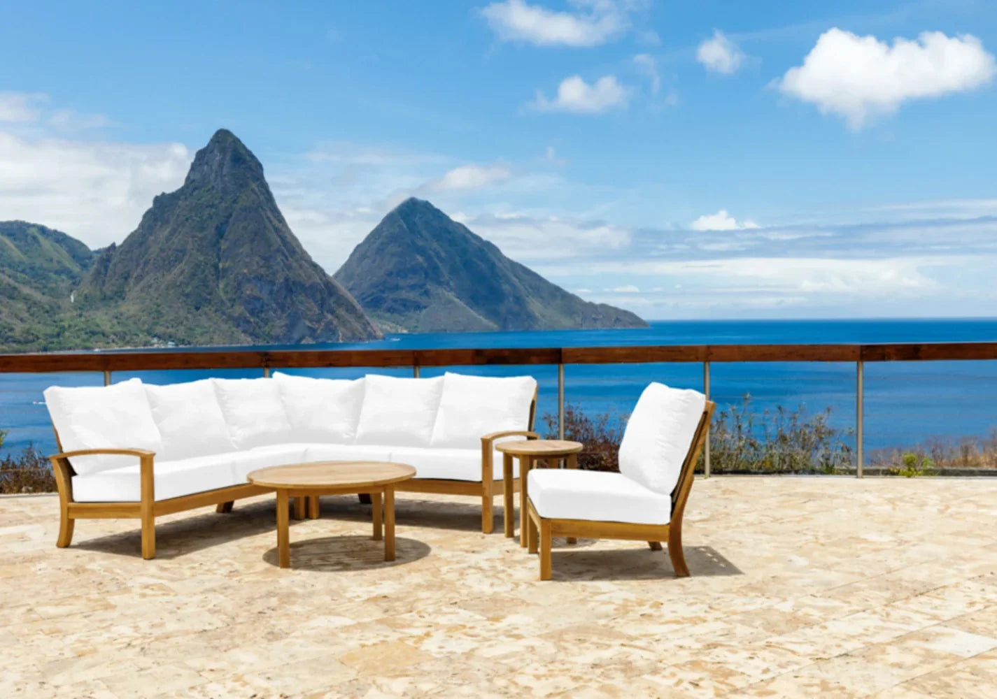 St. Lucia Left-Arm Loveseat Section view 13