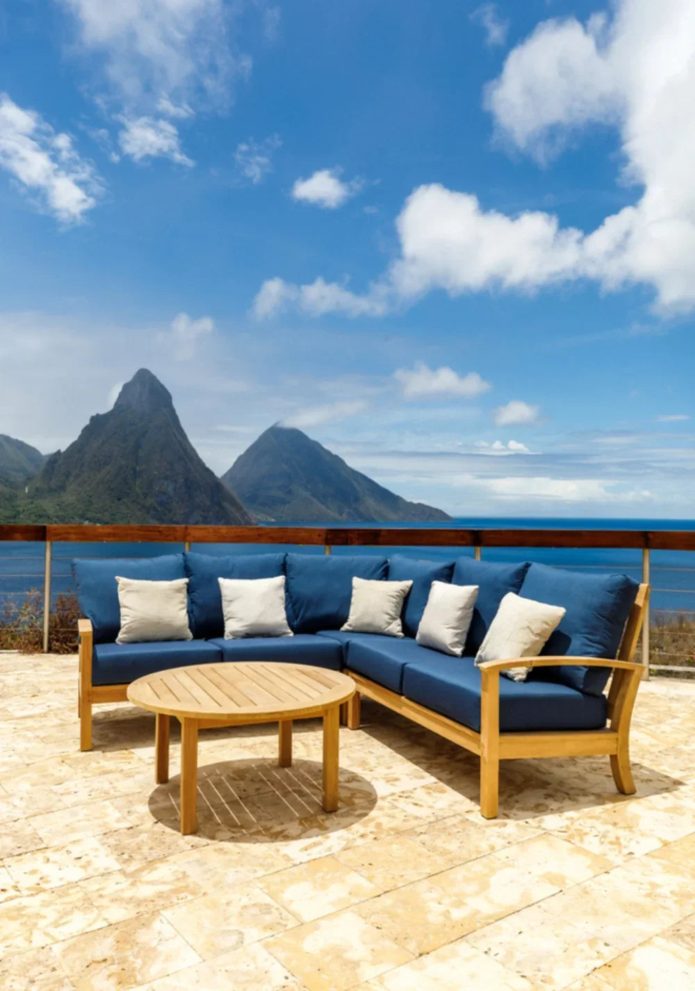St. Lucia Left-Arm Loveseat Section view 28