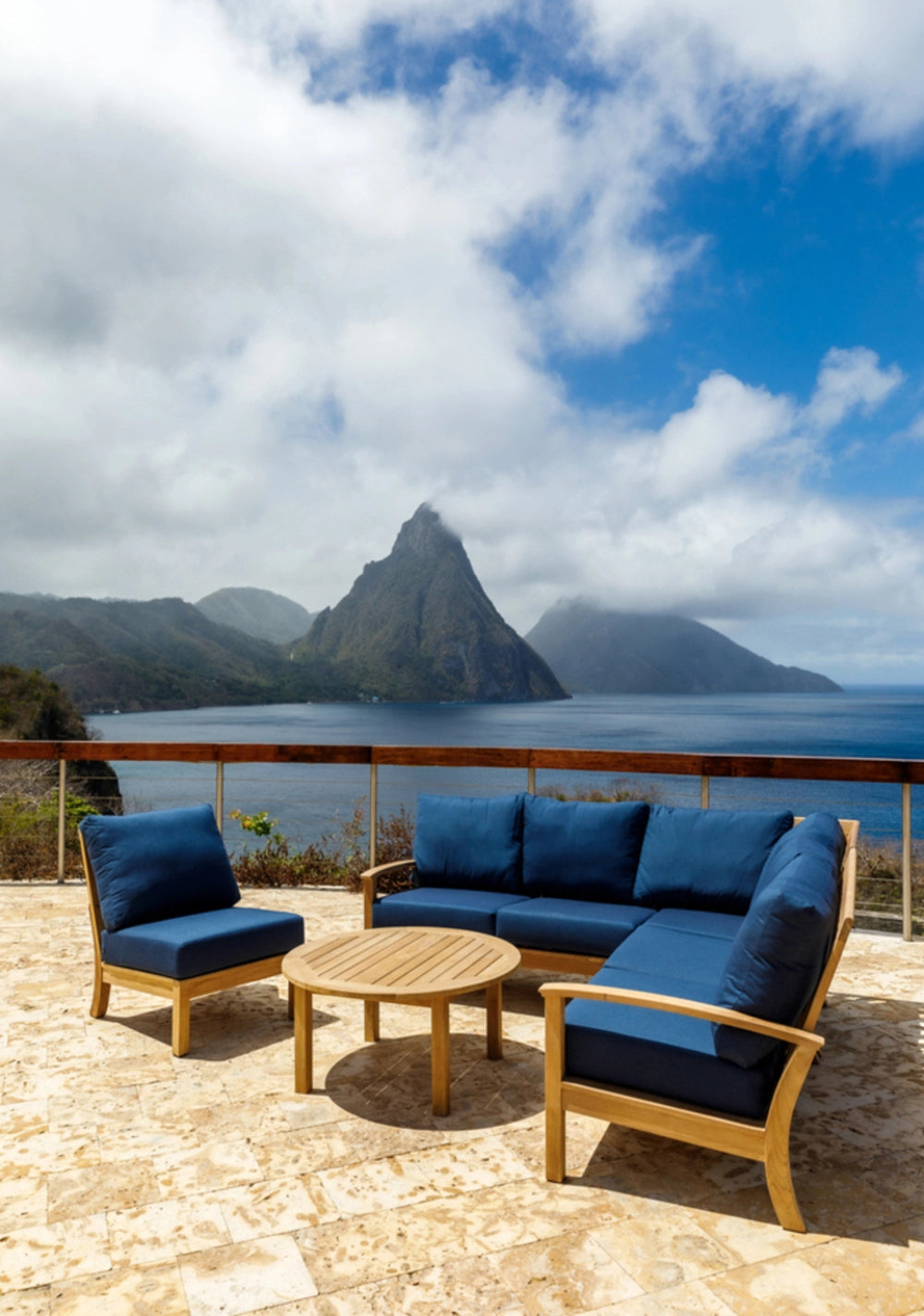 St. Lucia Left-Arm Loveseat Section view 50