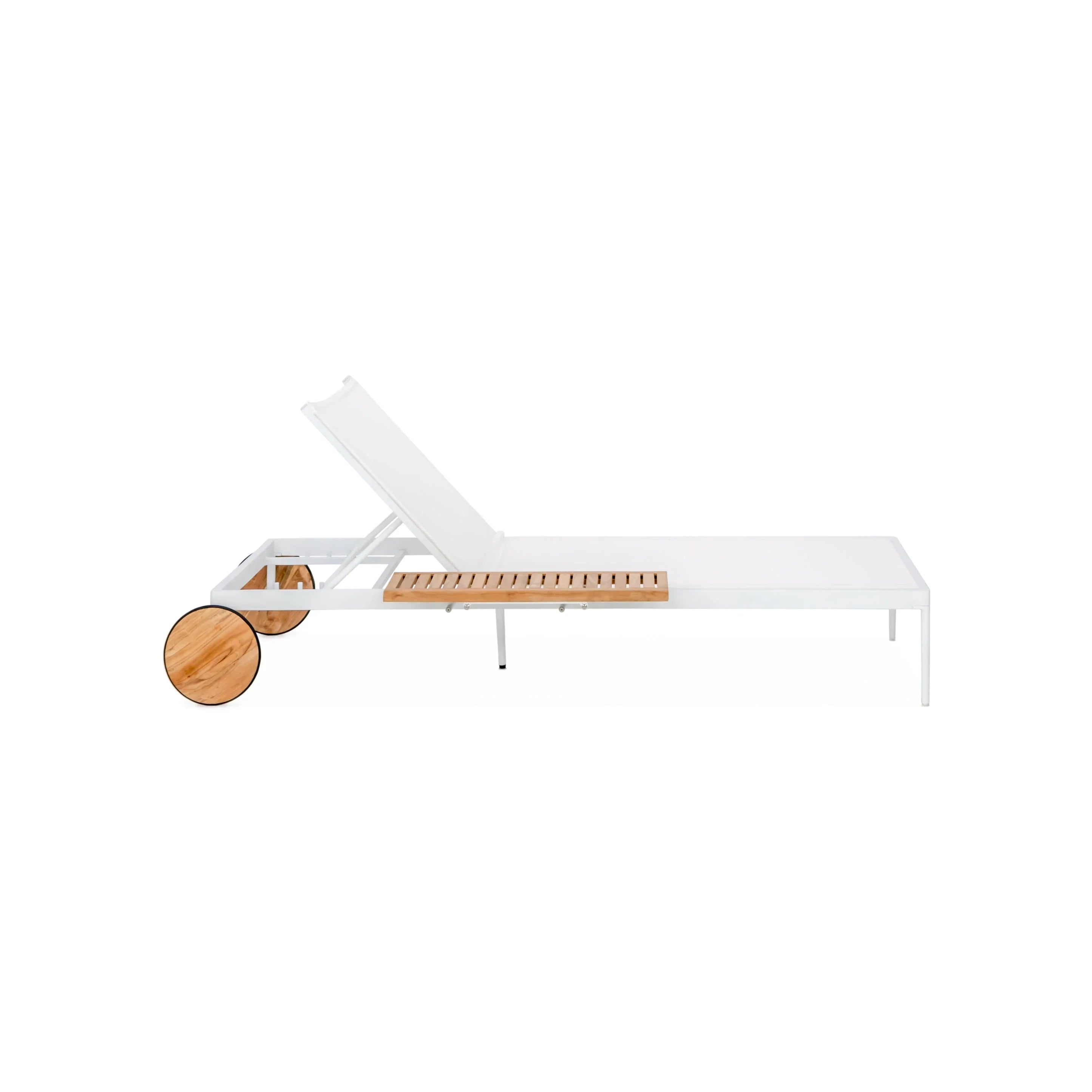 Campo Sling Chaise#Campo Finish_White