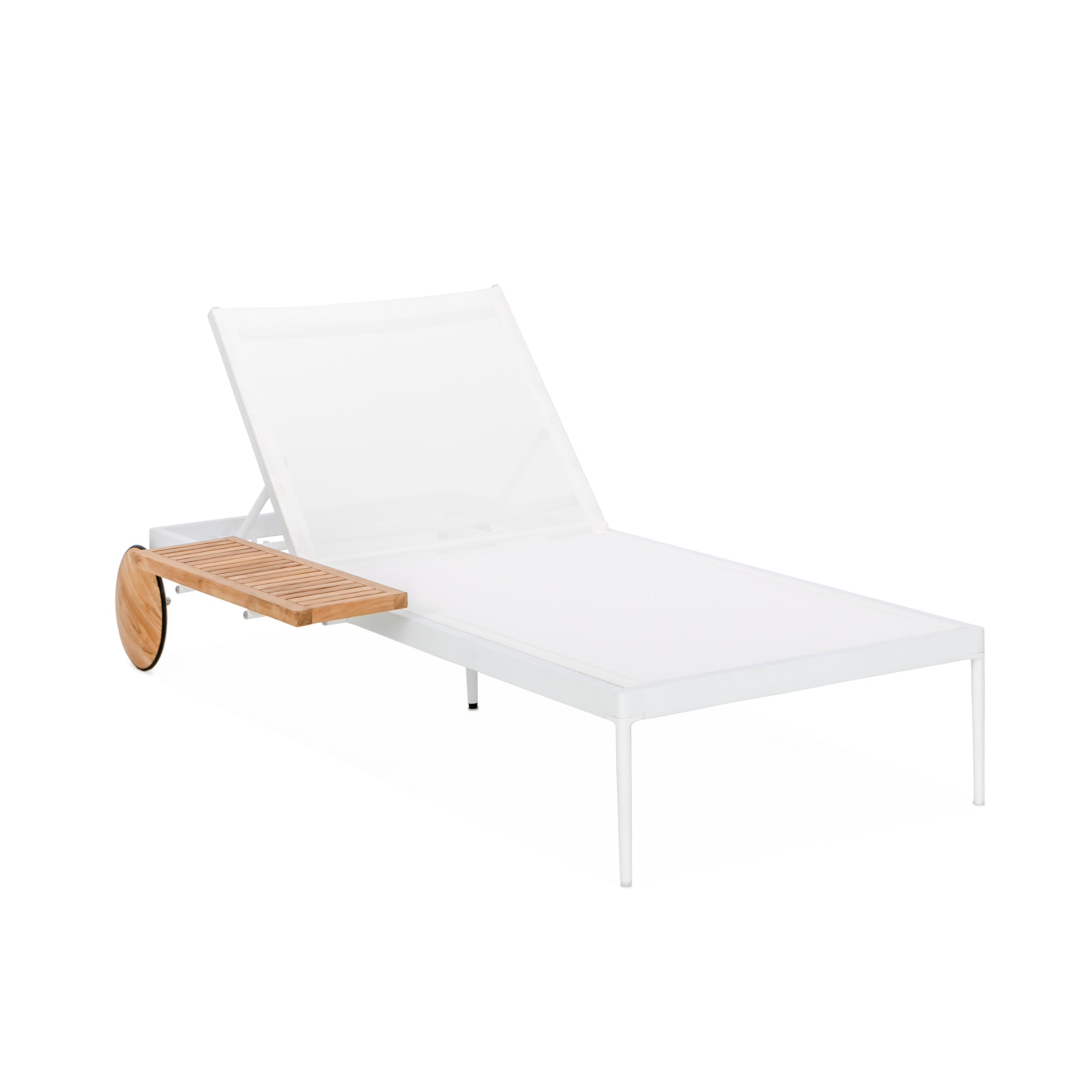 Campo Sling Chaise#Campo Finish_White