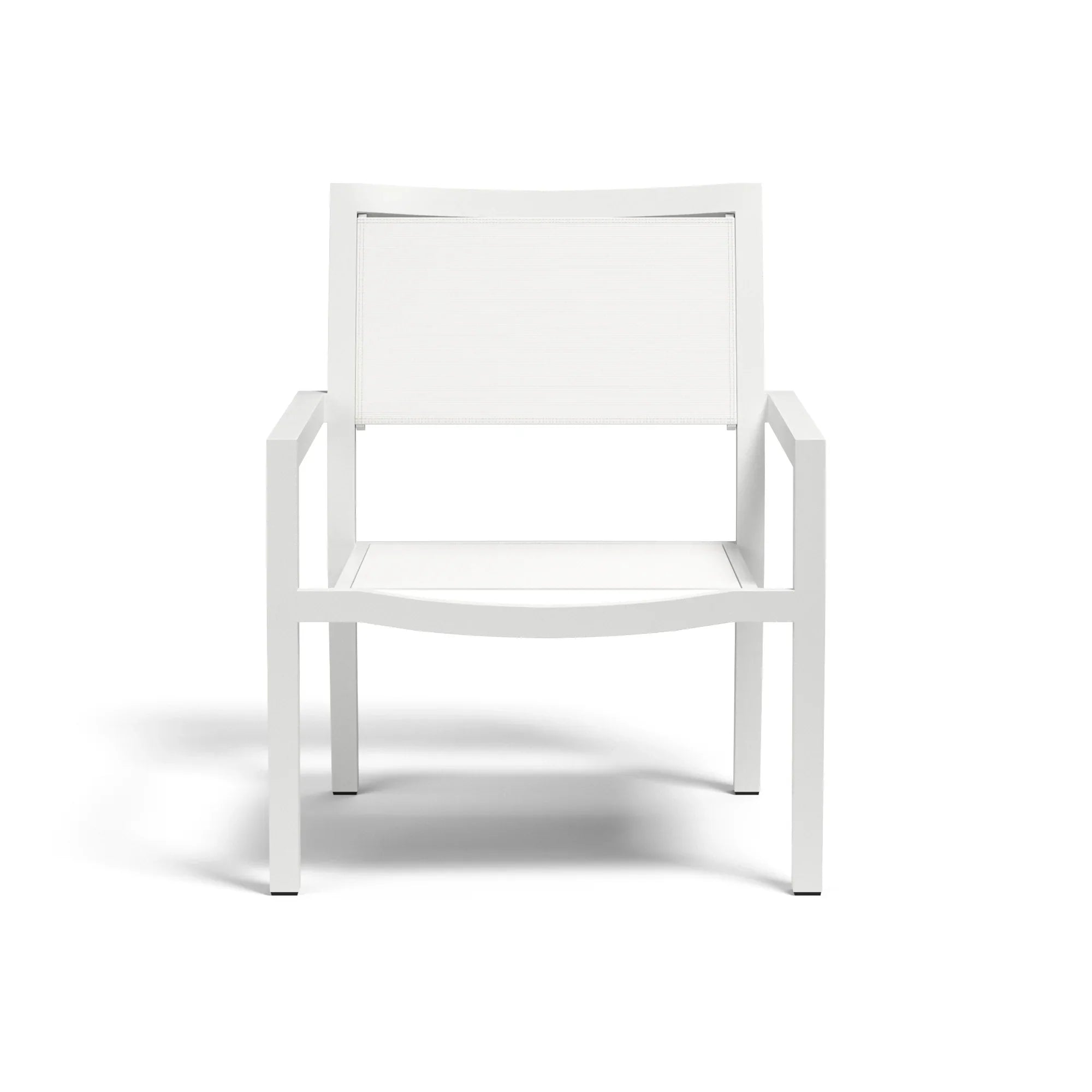 Naples Aluminum Stackable Sling Club Chair