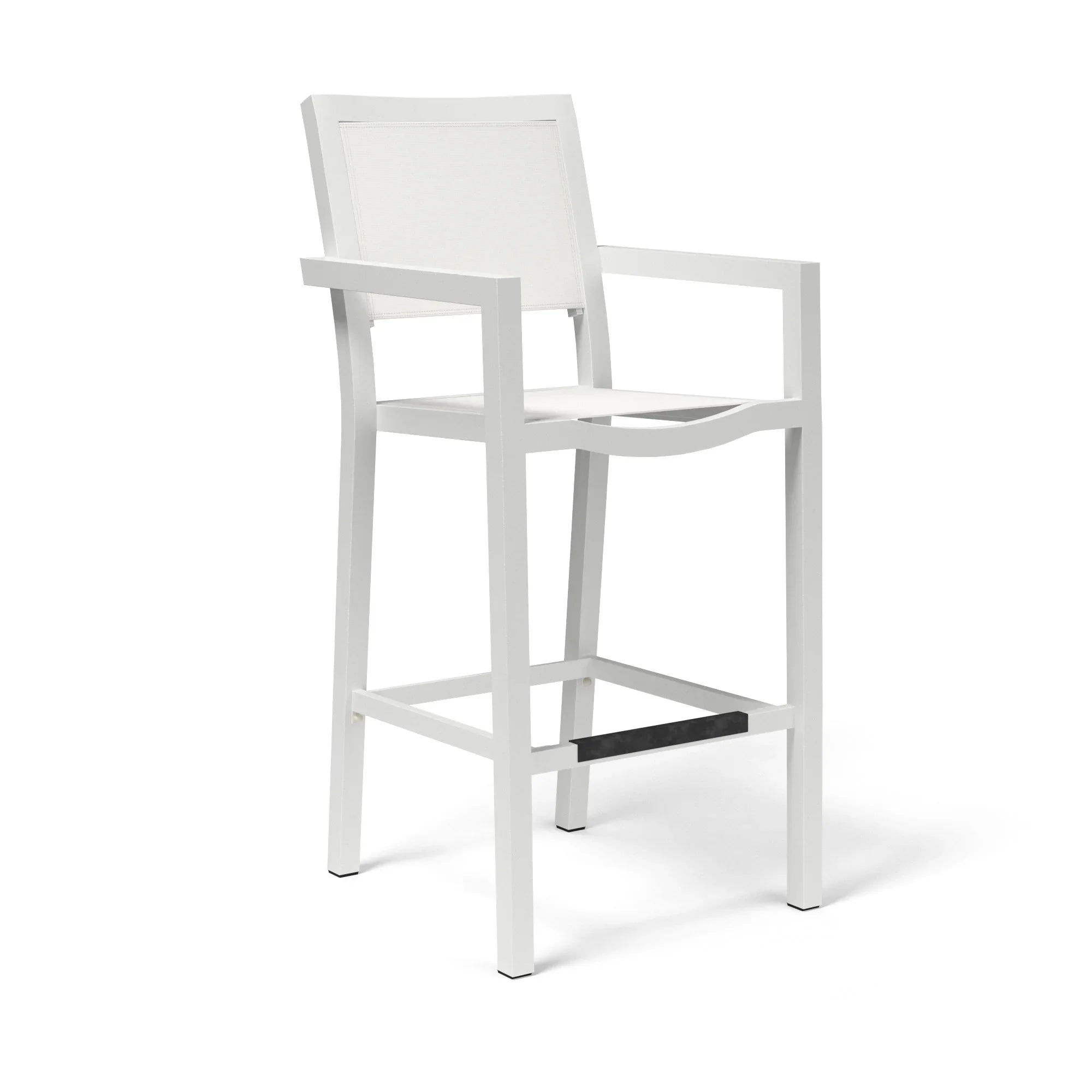 Naples Aluminum Sling Bar Stool