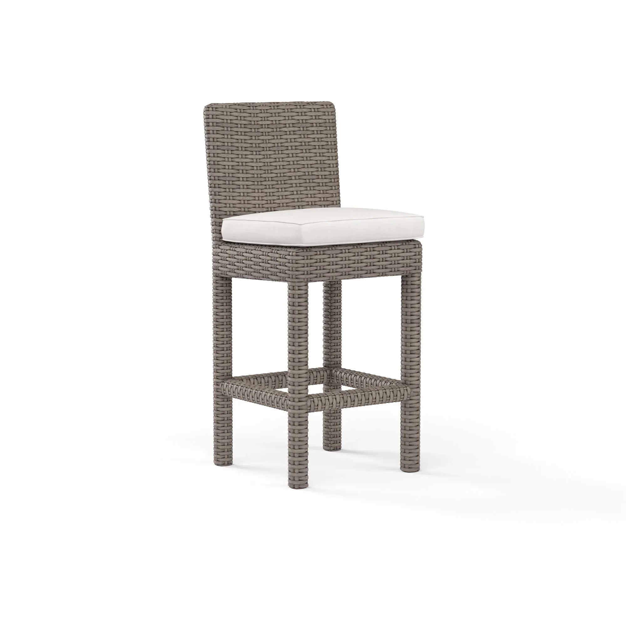 Coronado Wicker Cushioned Bar Stool