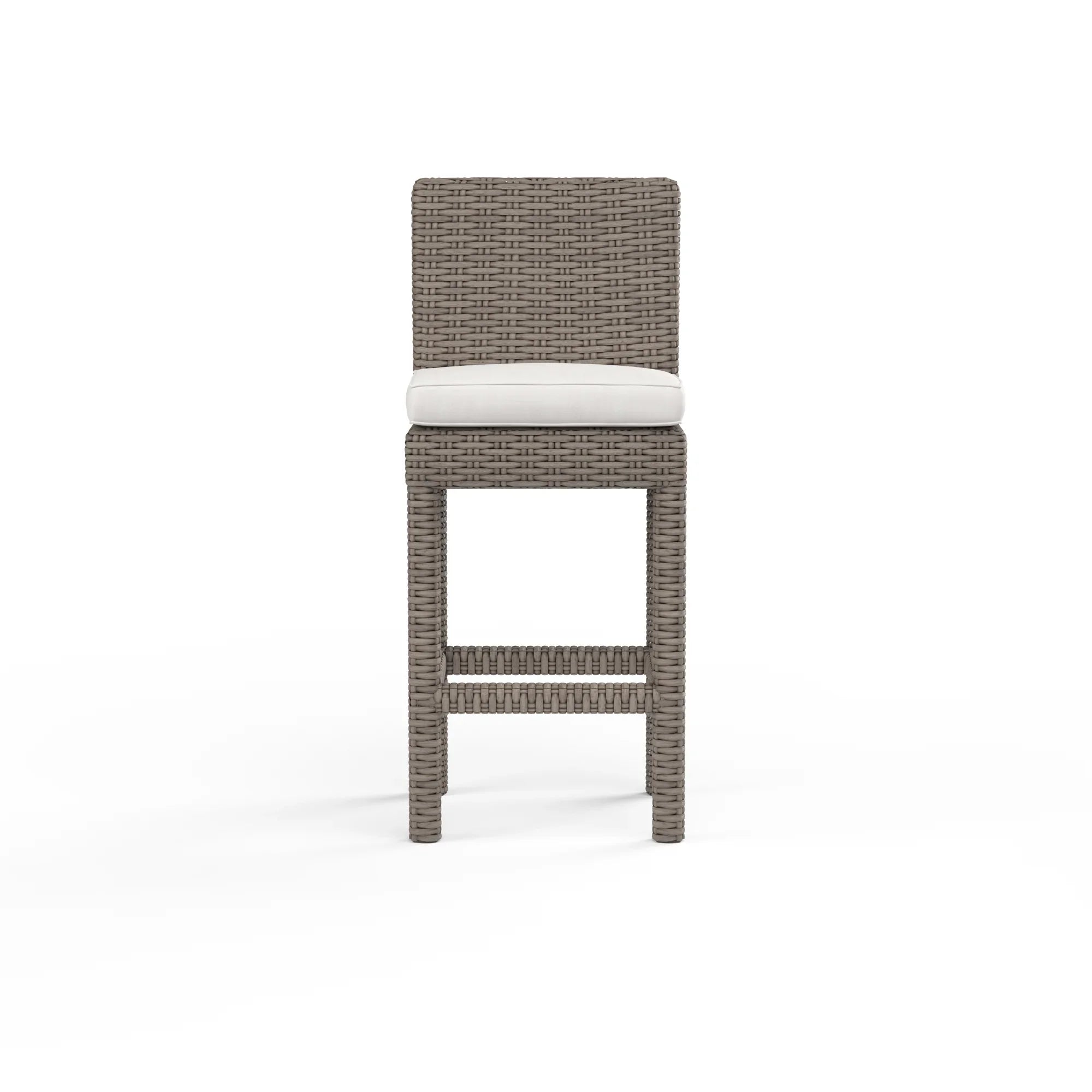Coronado Wicker Cushioned Bar Stool
