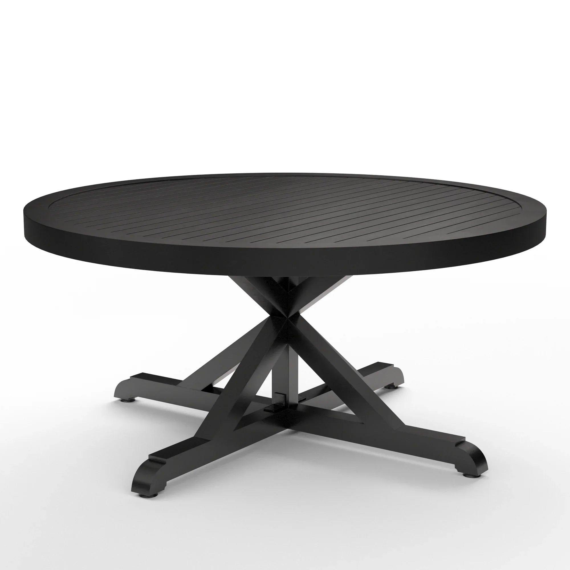 Monterey 60" Round Aluminum Dining Table
