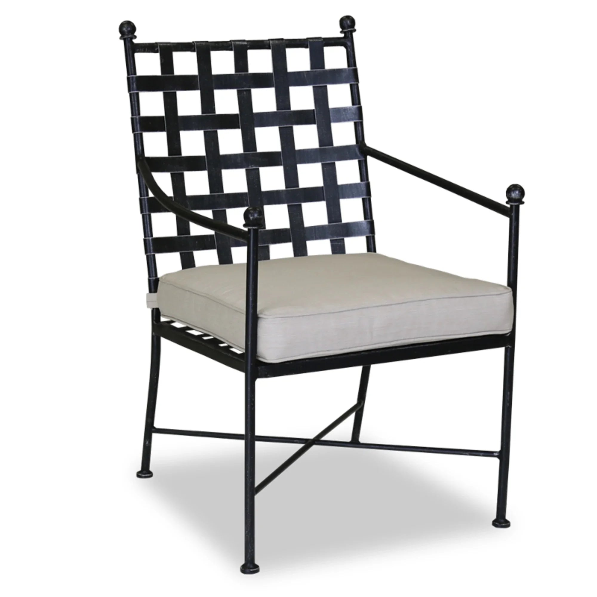 Provence Cushioned Dining Arm Chair
