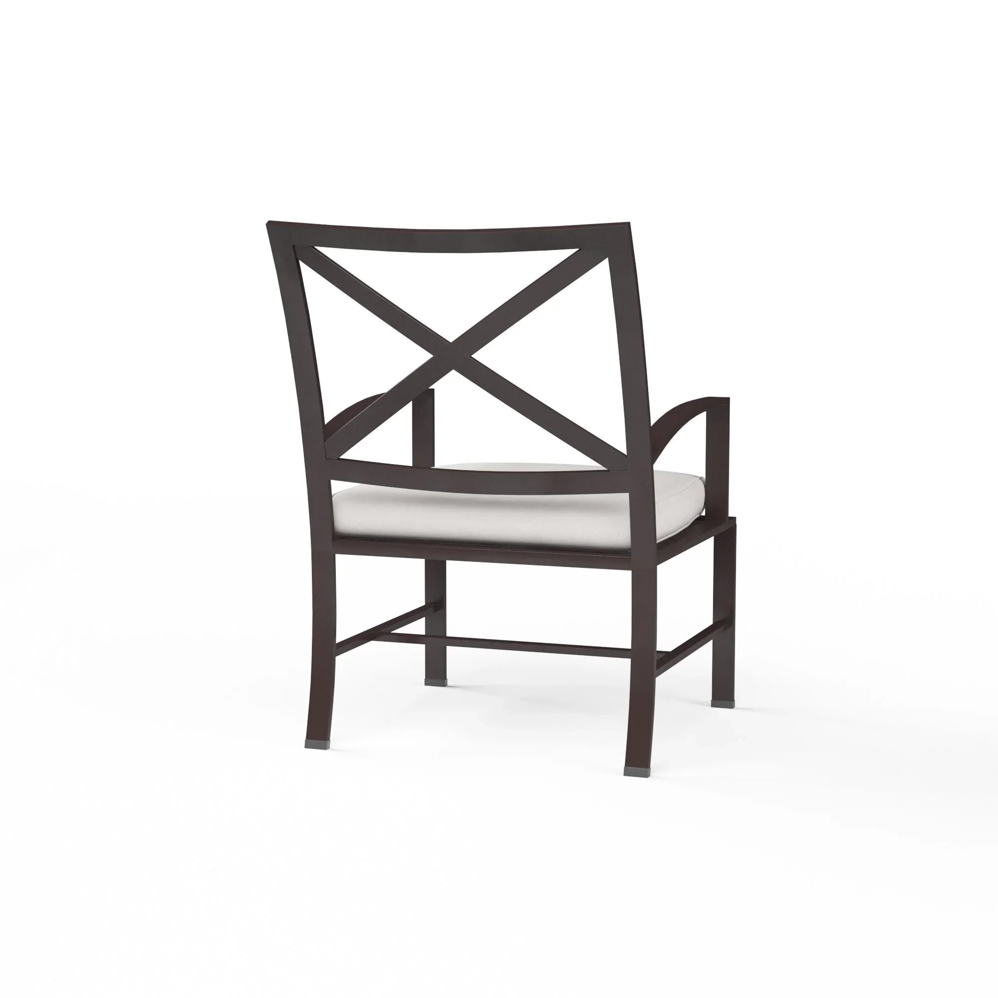 La Jolla Aluminum Cushioned Dining Arm Chair