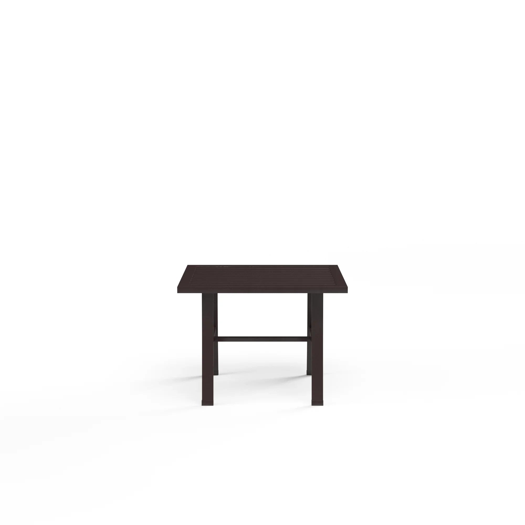 La Jolla 22" Square Aluminum End Table