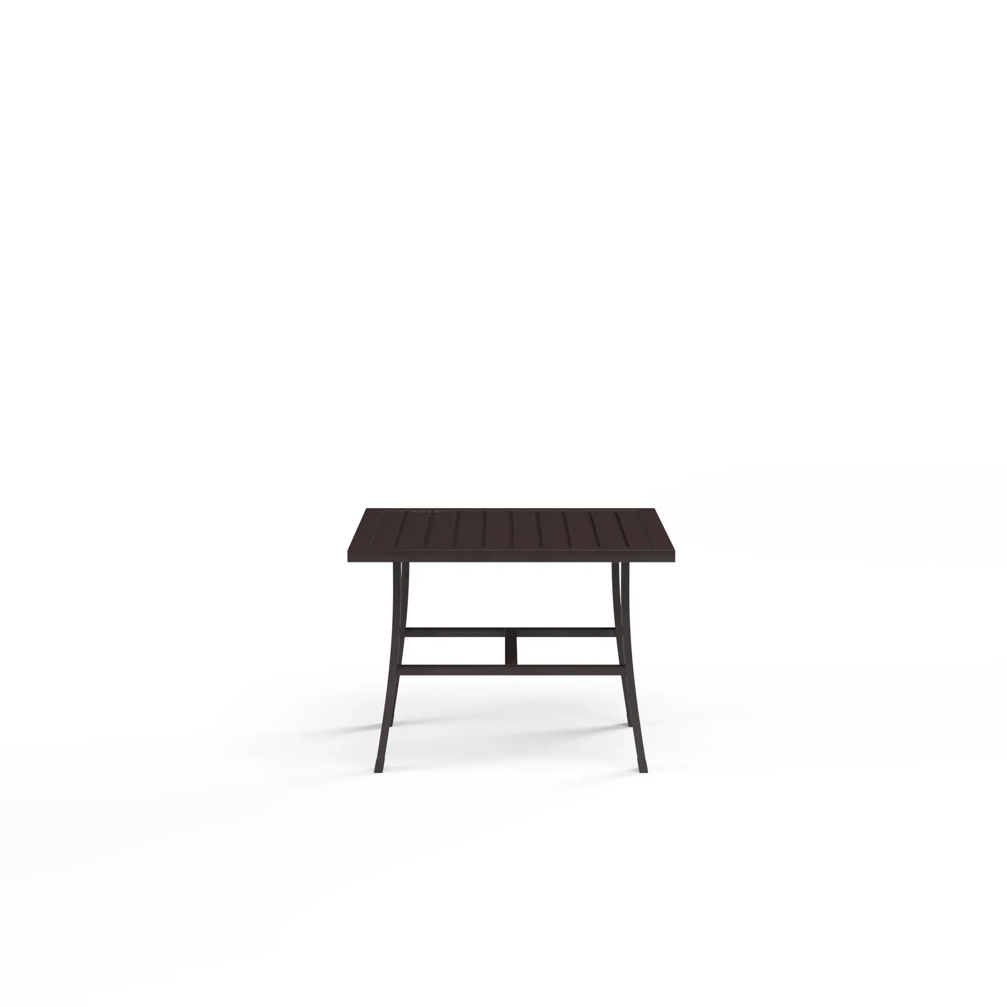 La Jolla 22" Square Aluminum End Table