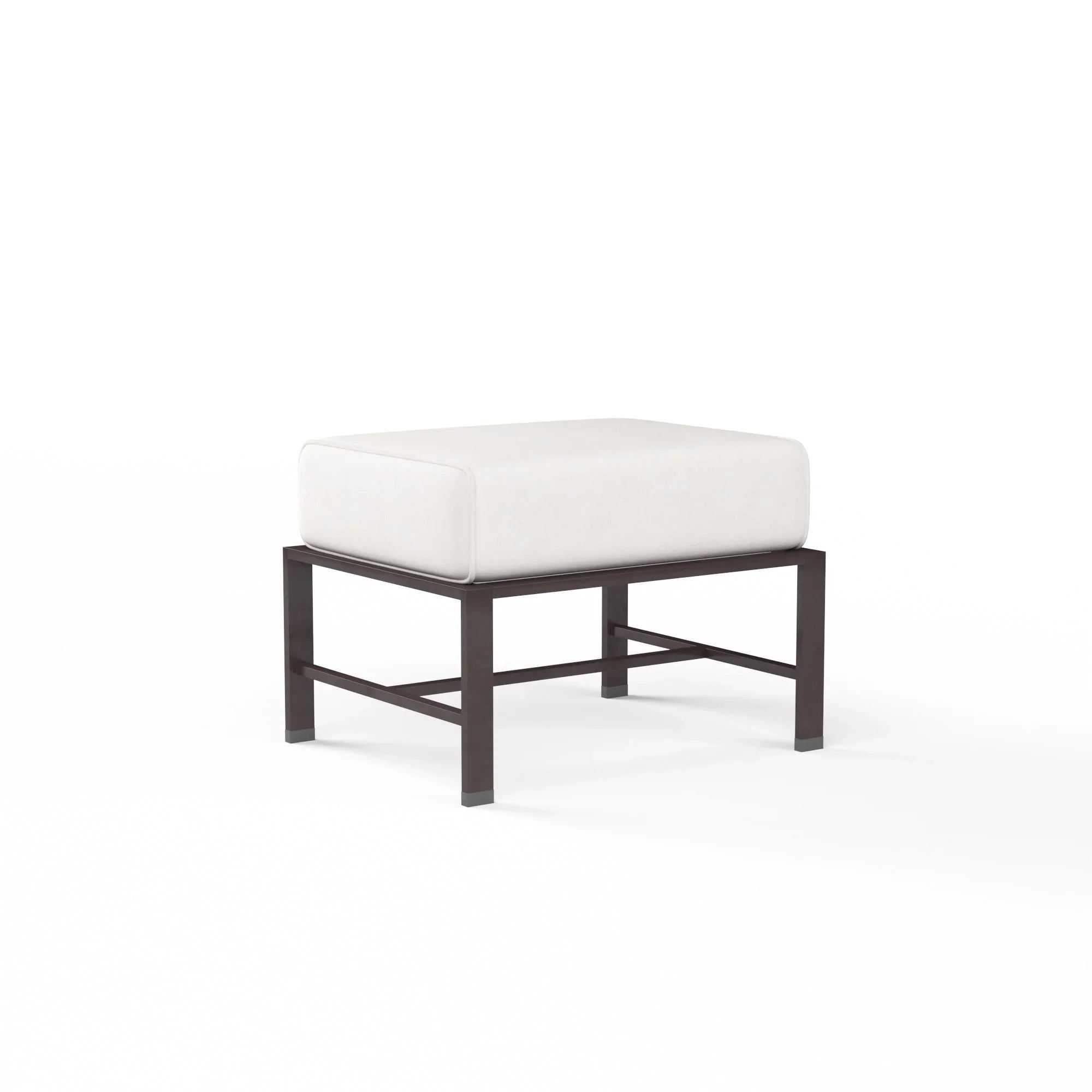La Jolla Aluminum Ottoman