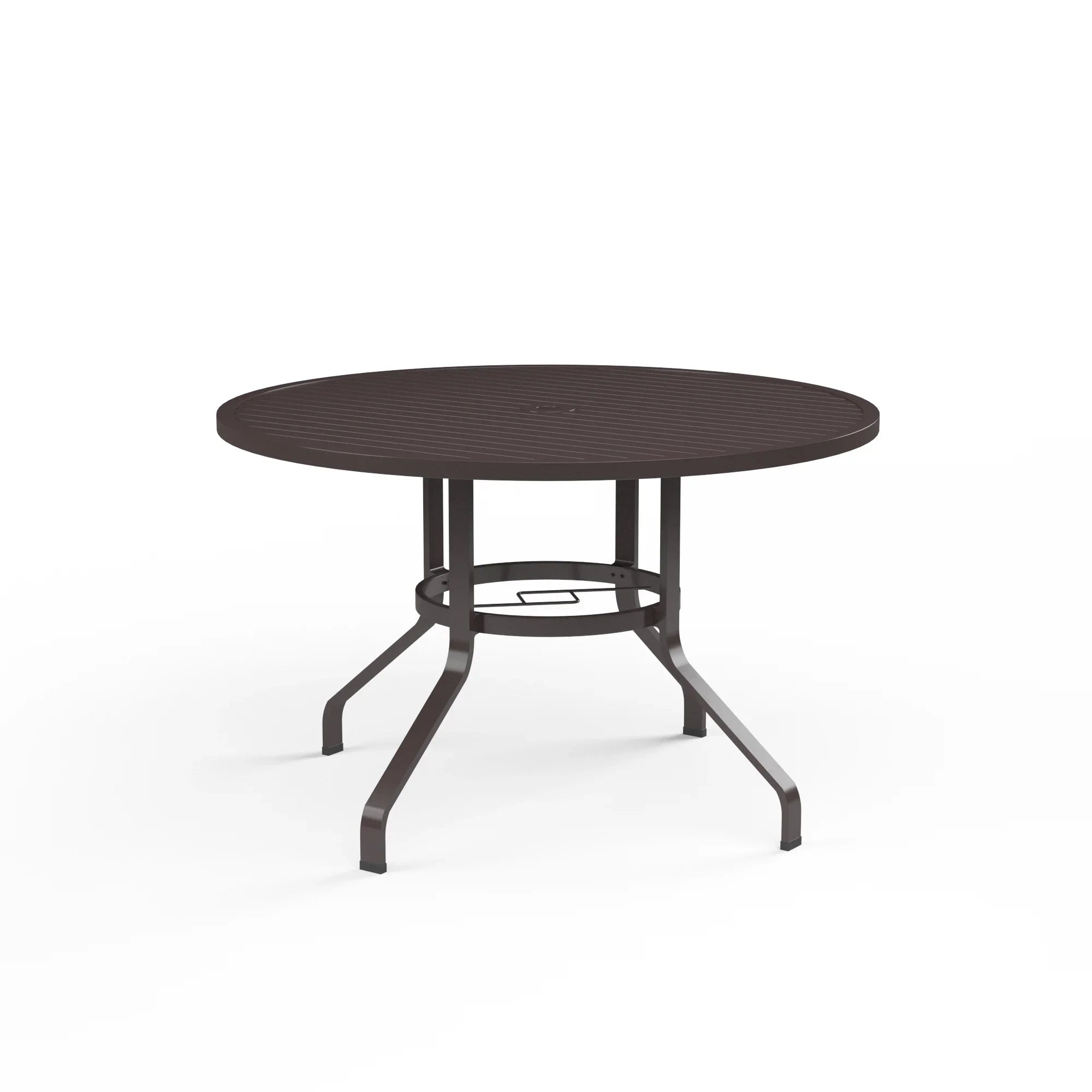 La Jolla 48" Round Aluminum Dining Table