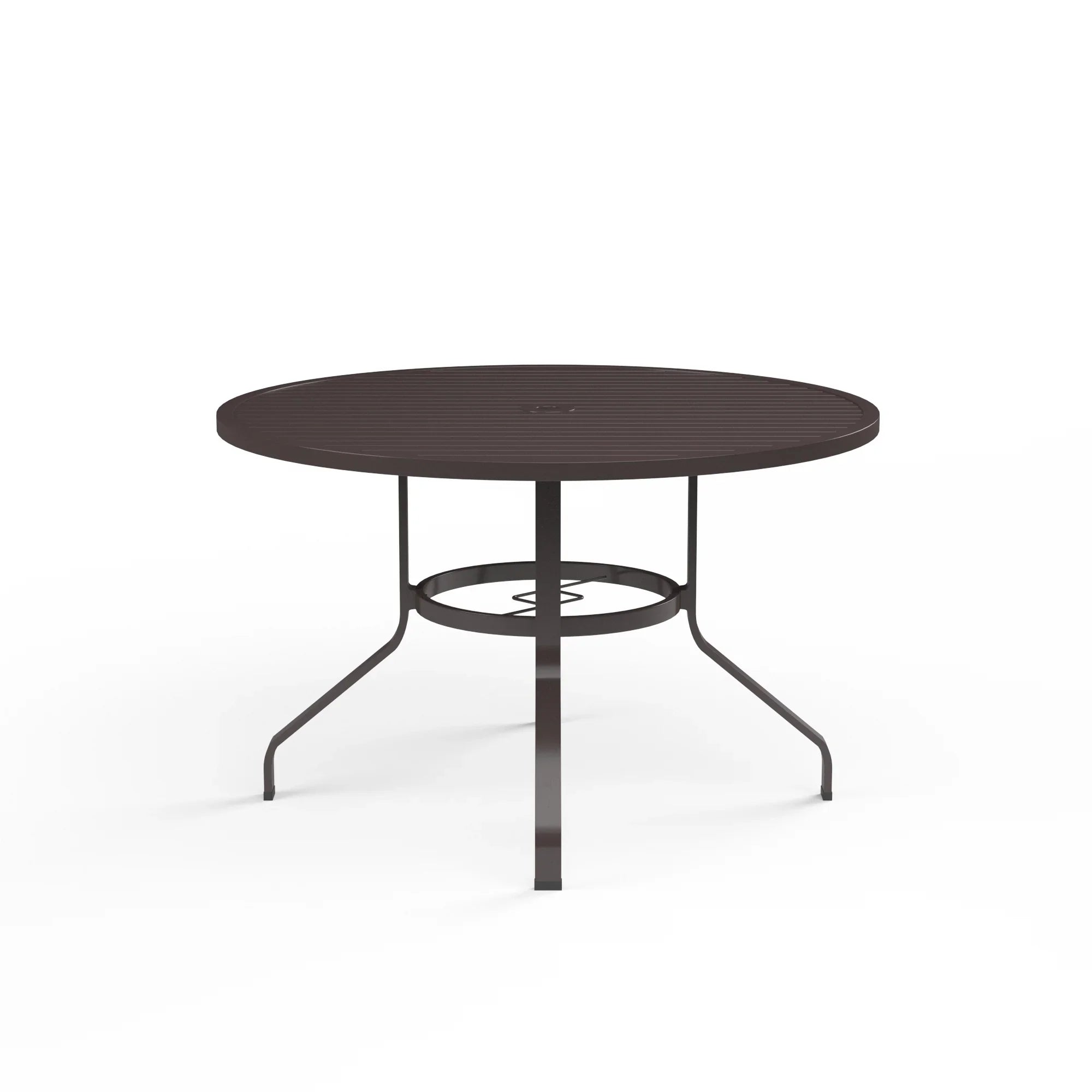 La Jolla 48" Round Aluminum Dining Table