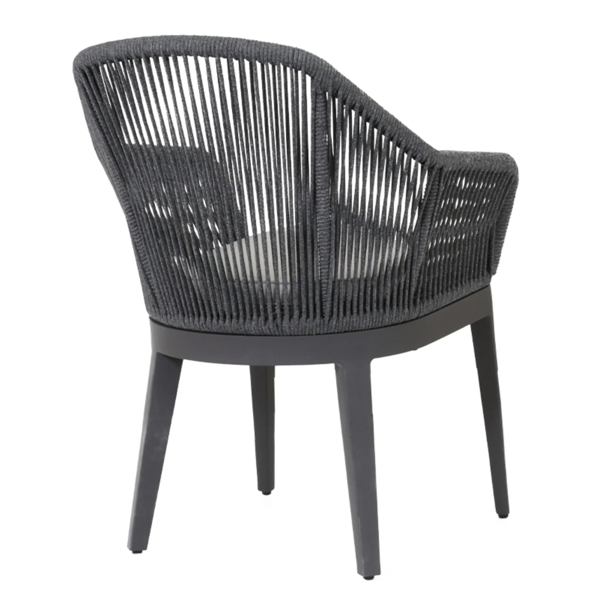 Milano Rope Cushioned Dining Arm Chair