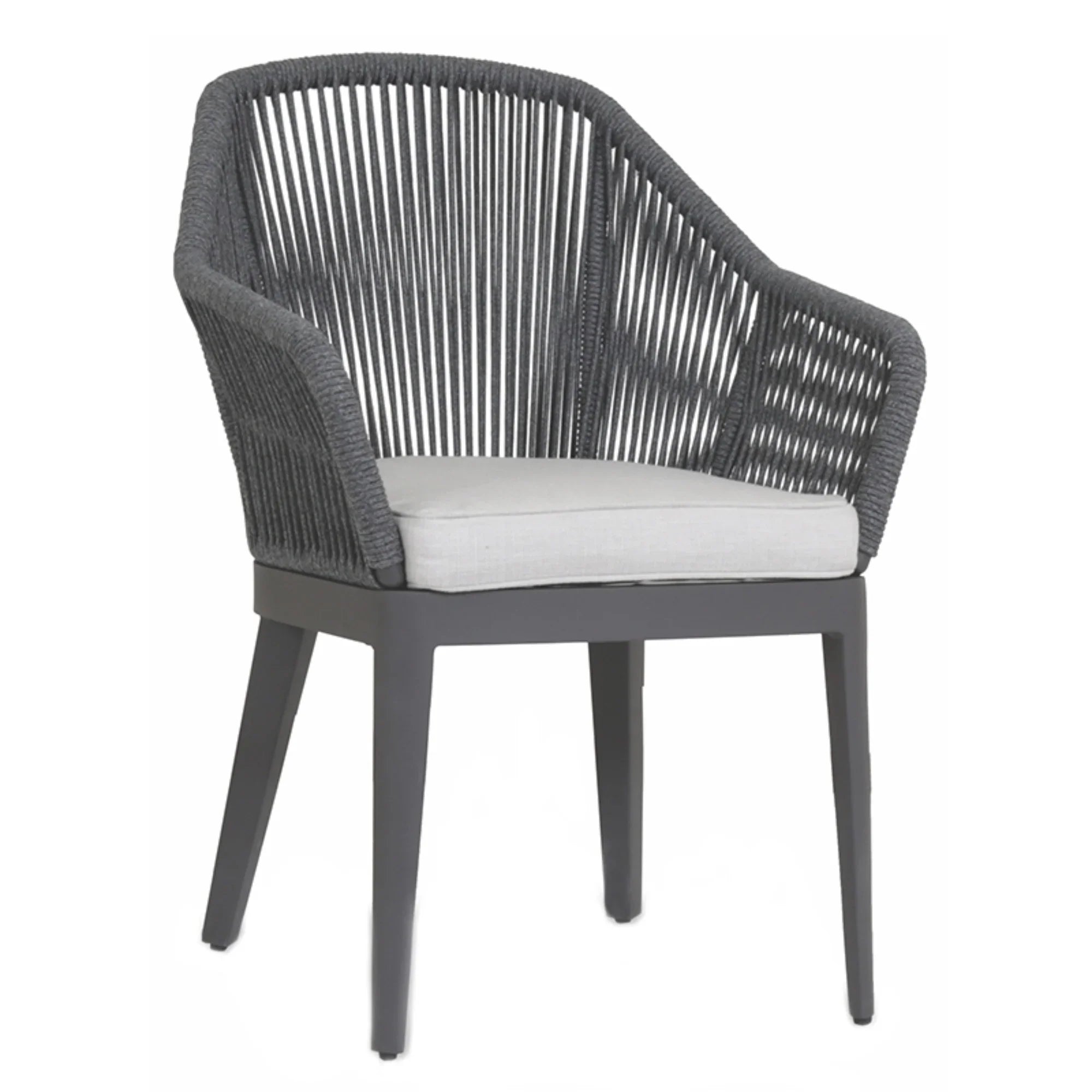 Milano Rope Cushioned Dining Arm Chair