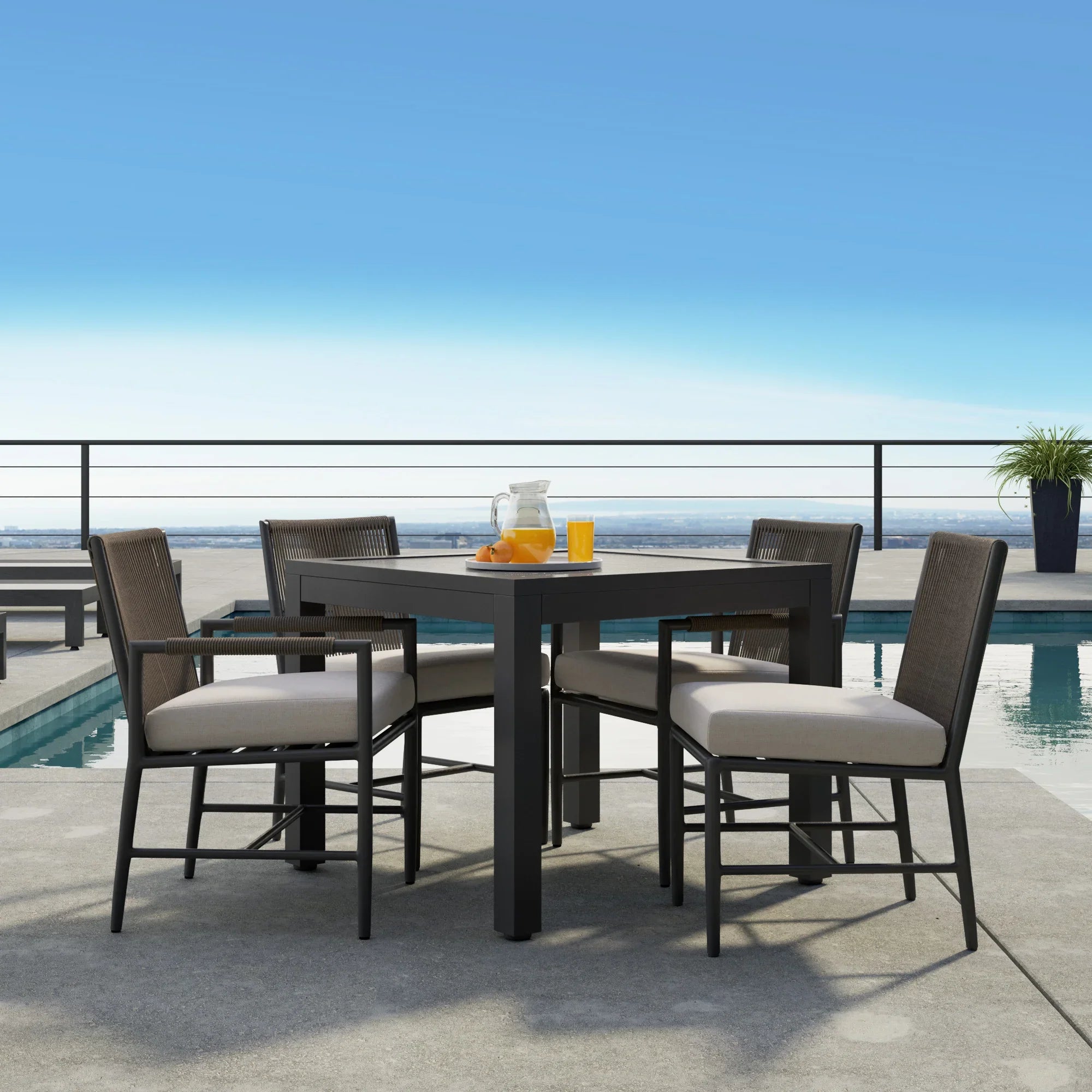 Pietra Cushioned Dining Side Chair