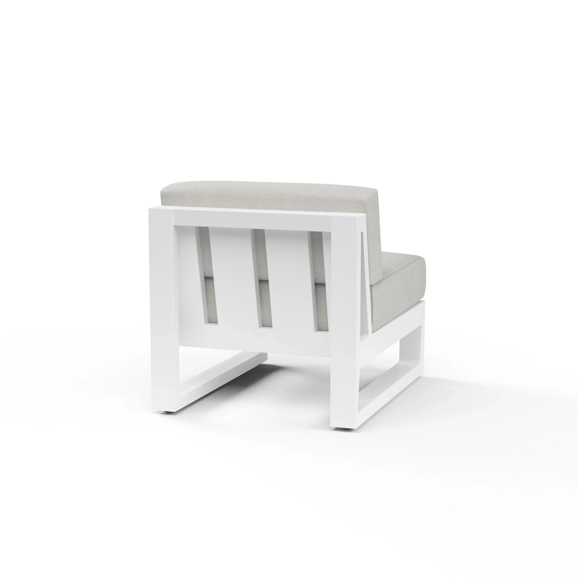 Newport Aluminum Armless Club Chair