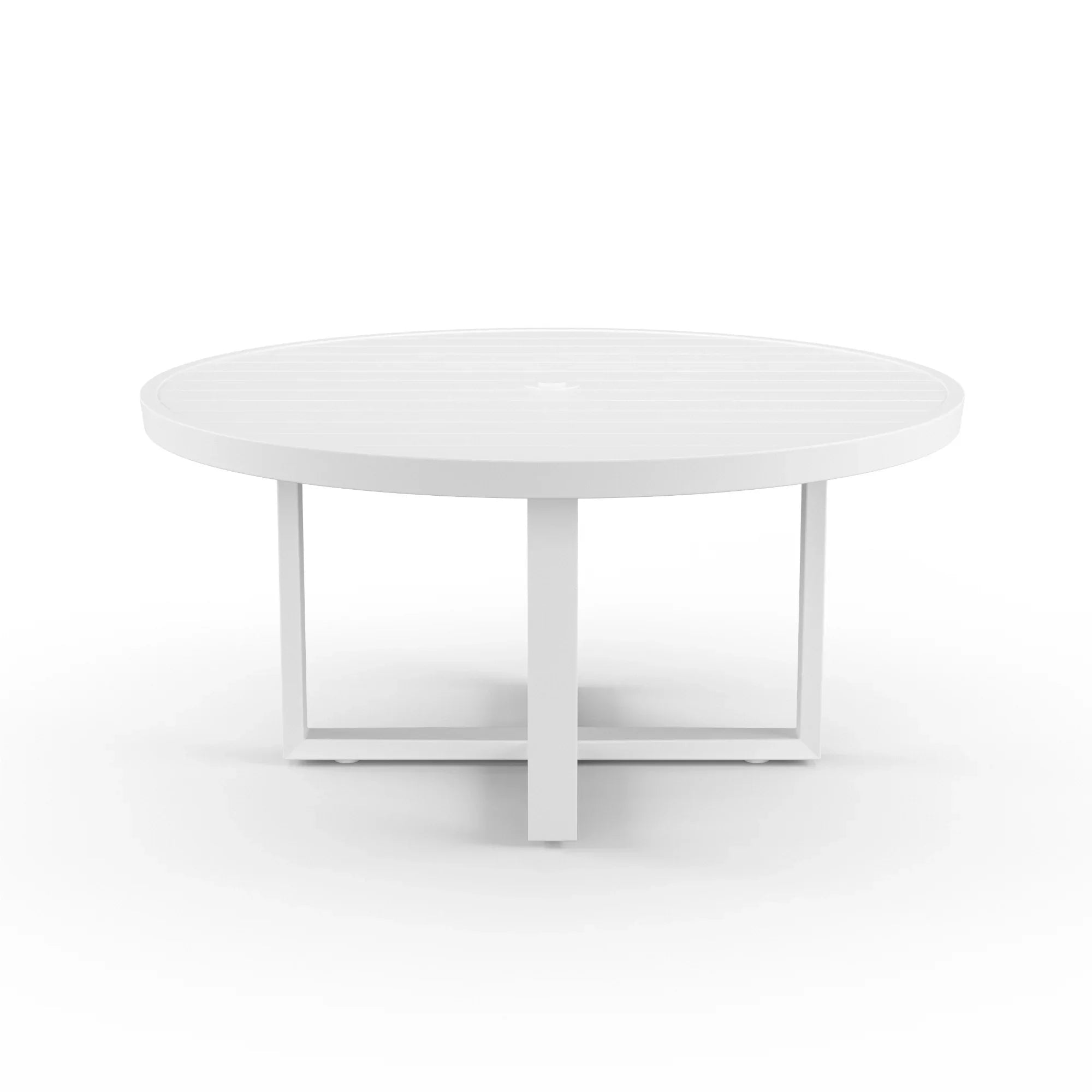 Newport 60" Round Aluminum Dining Table