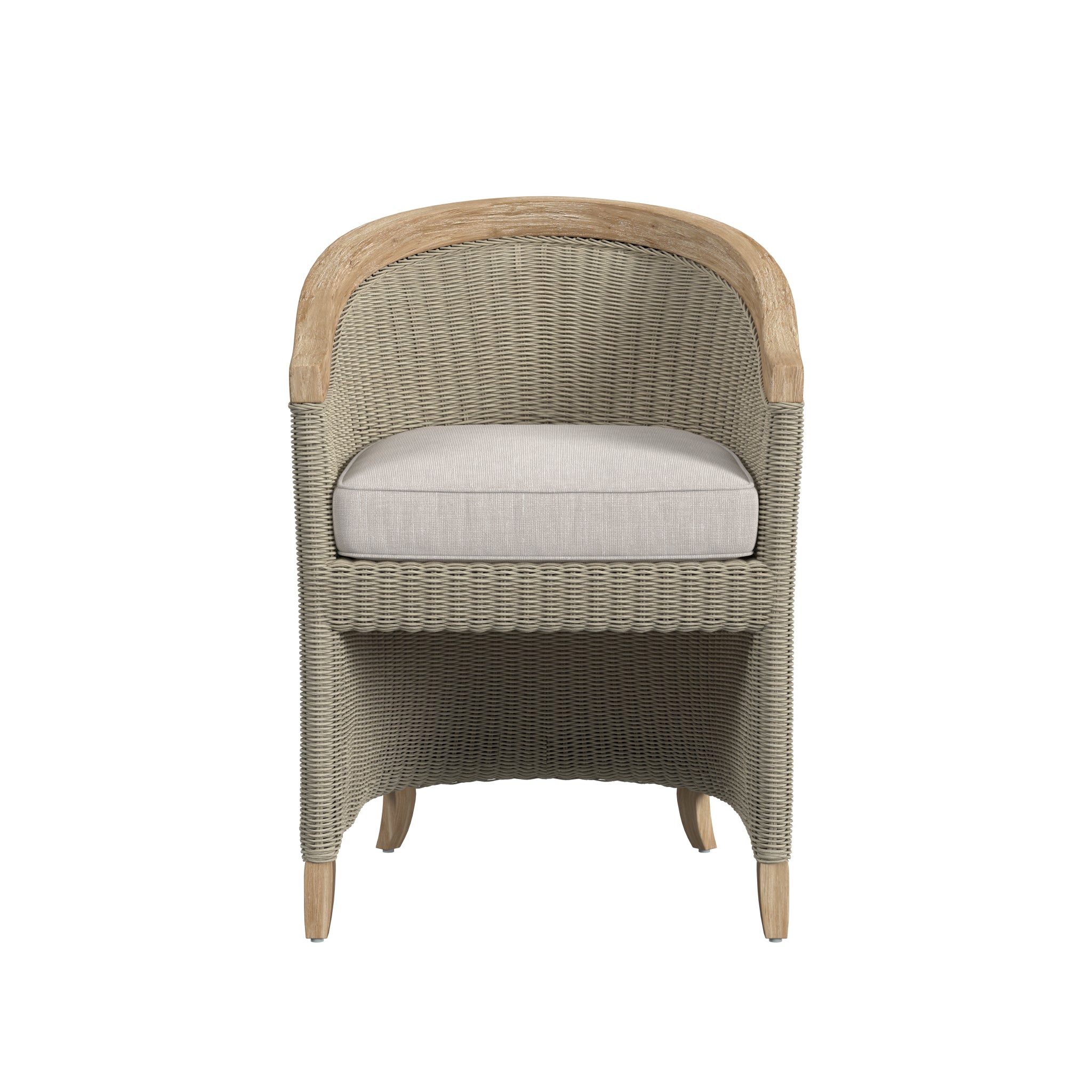 Cambria Cushioned Dining Arm Chair