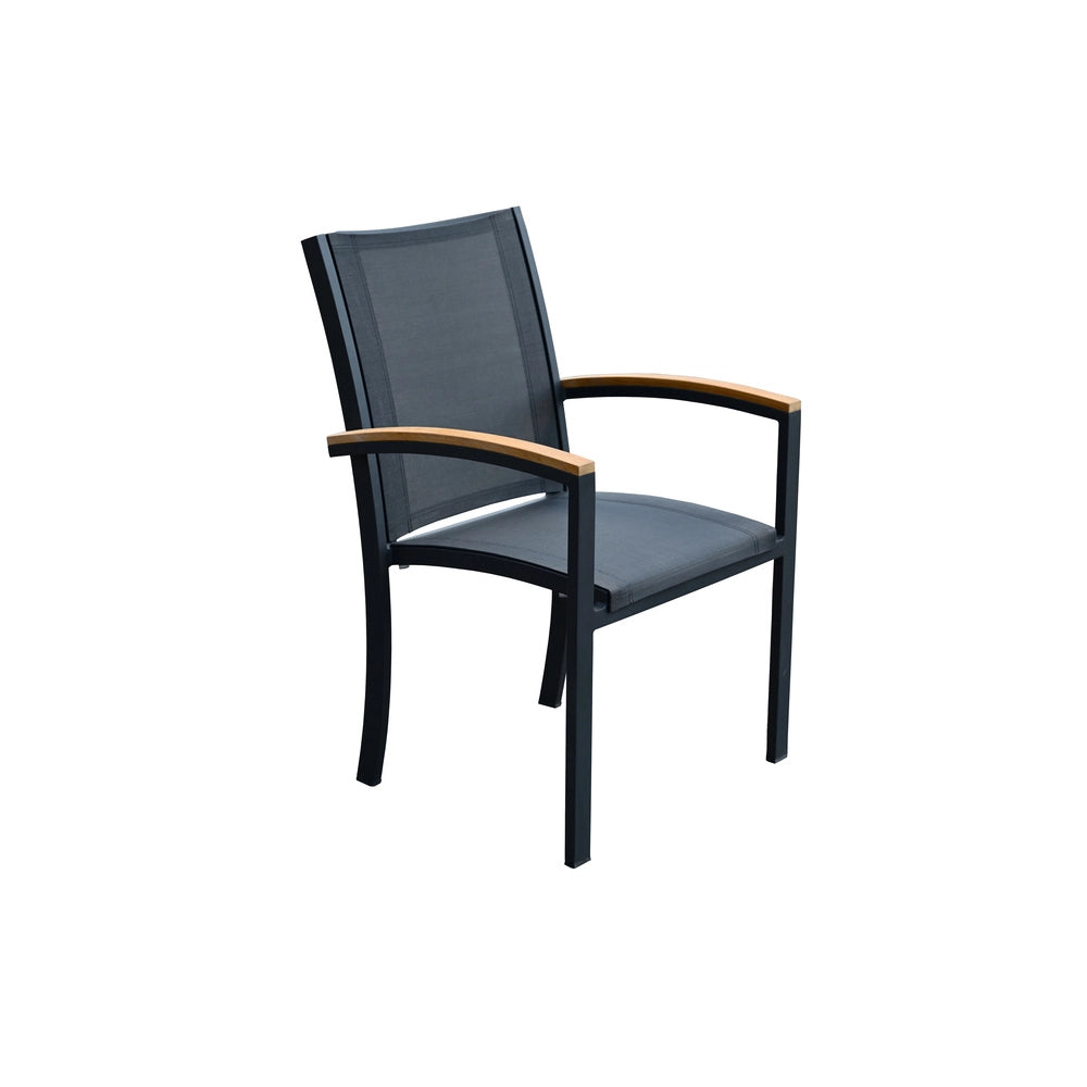 Tribeca Stacking Dining Arm Chair view 2