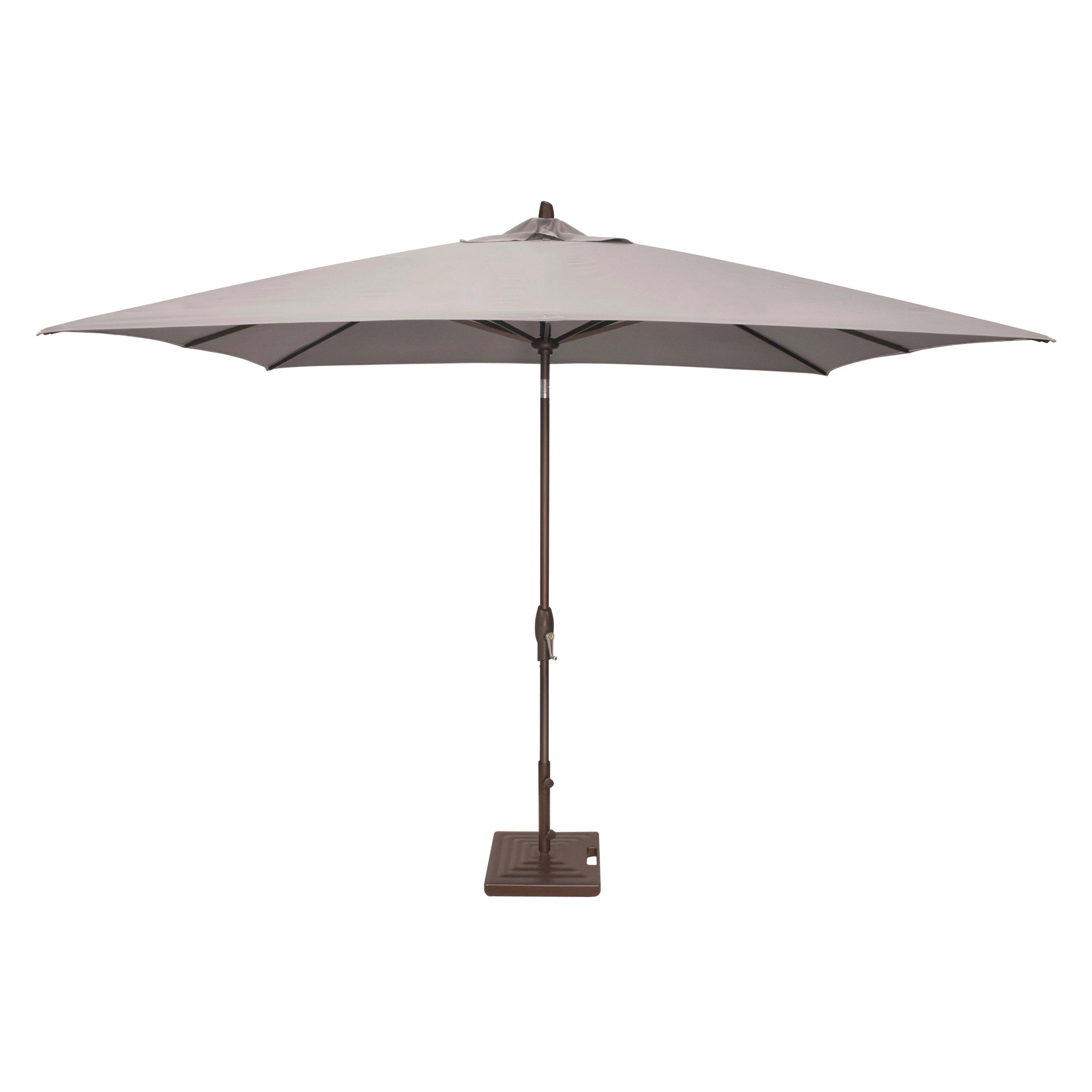 8' x 10' Rectangular Auto Tilt Market Umbrella UM8810RT0 by Treasure Garden