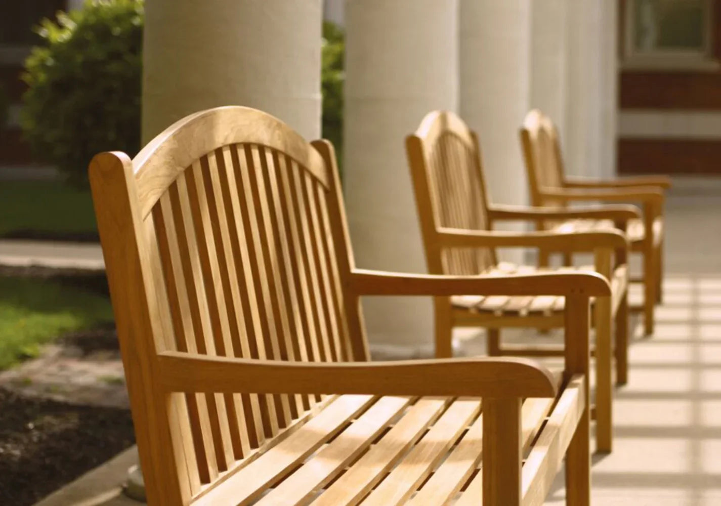 Victoria Garden Bench view 4