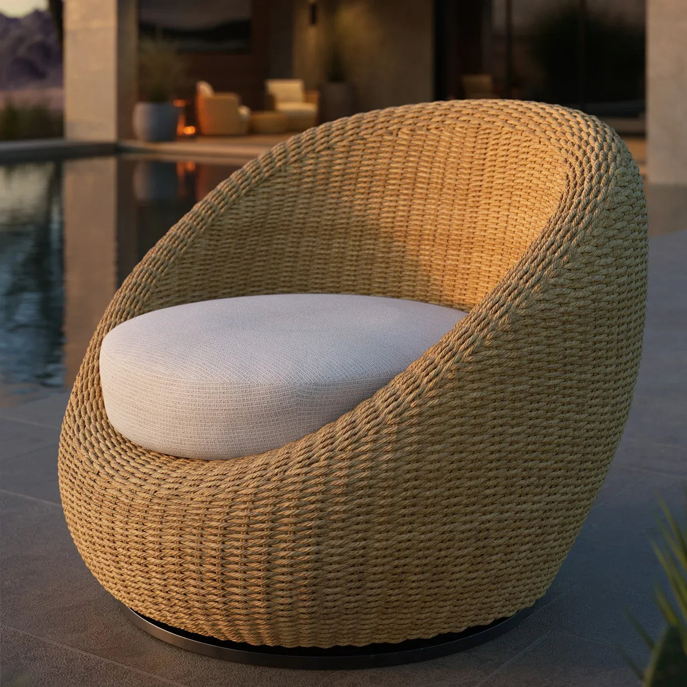 Velo Swivel Club Chair