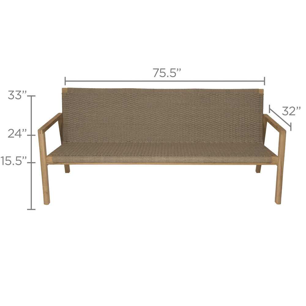Royal Teak Admiral Sofa