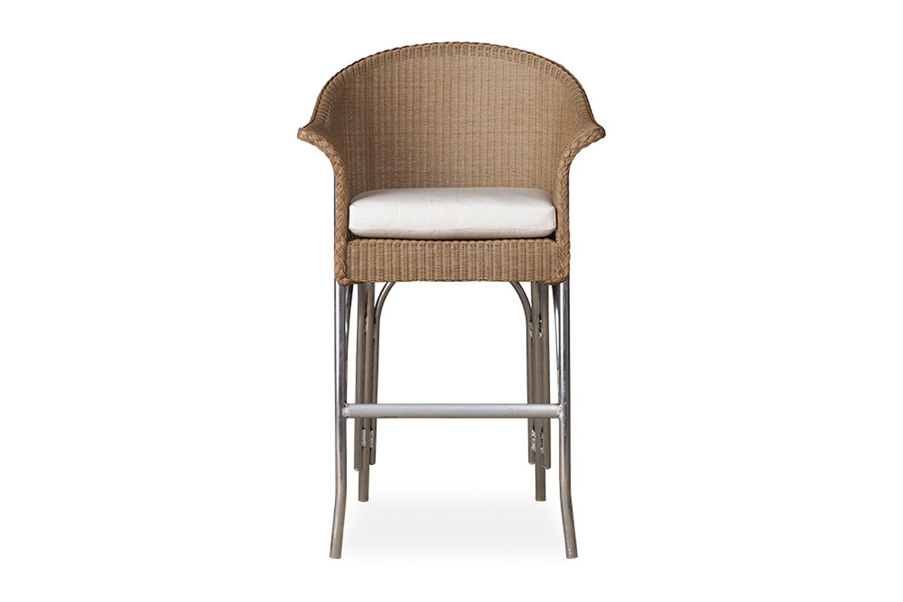 Lloyd Flanders All Seasons Bar Stool with Cushion