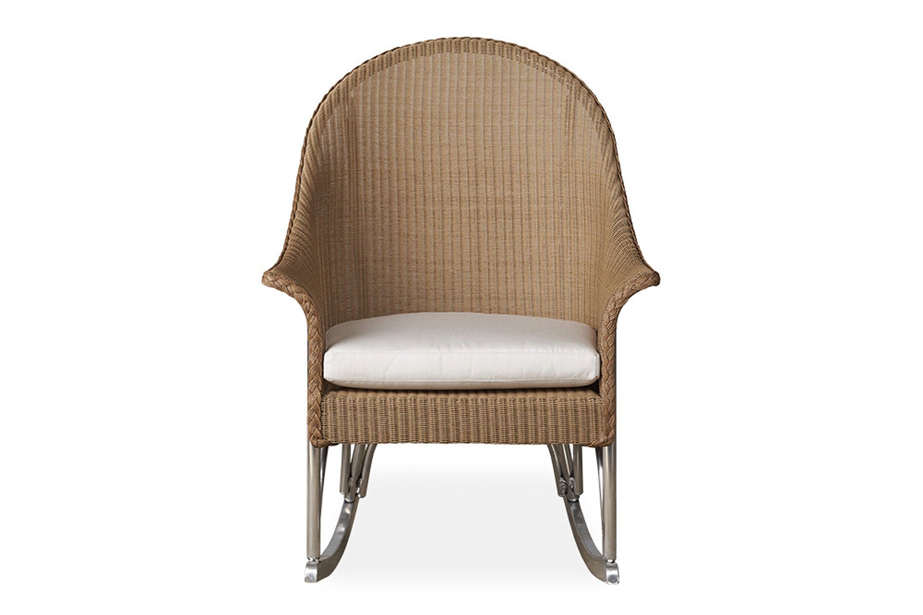Lloyd Flanders All Seasons High Back Porch Rocker with Cushion